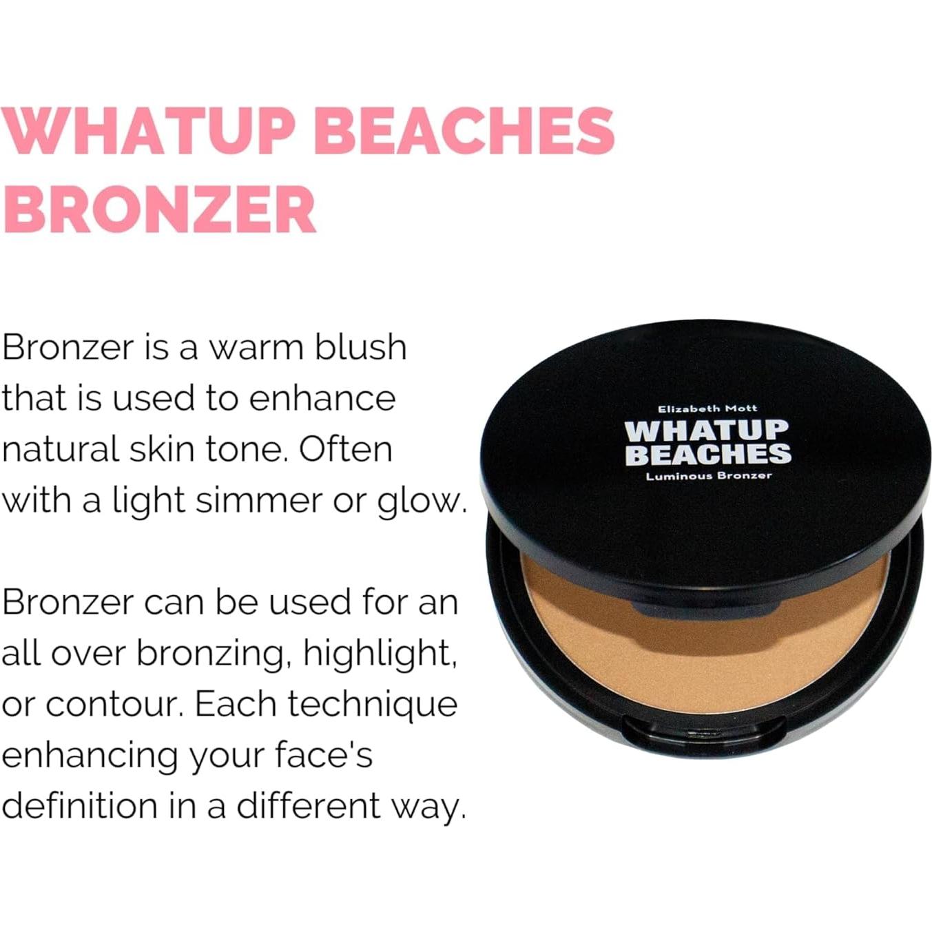 Bronceador Brillante Elizabeth Mott - Polvo Facial Vegano 10g