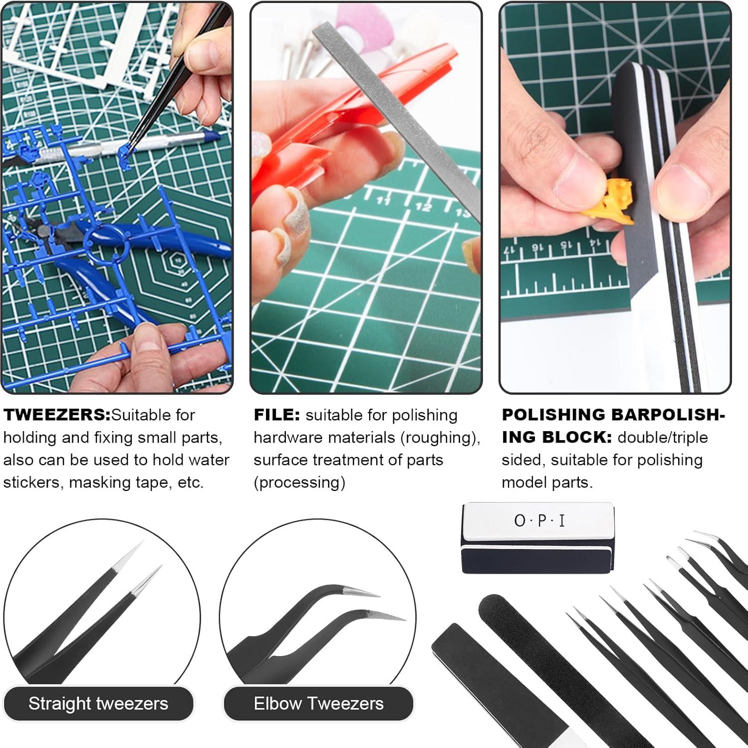 Kit de Herramientas Fippy para Modelos Gundam 101 Piezas