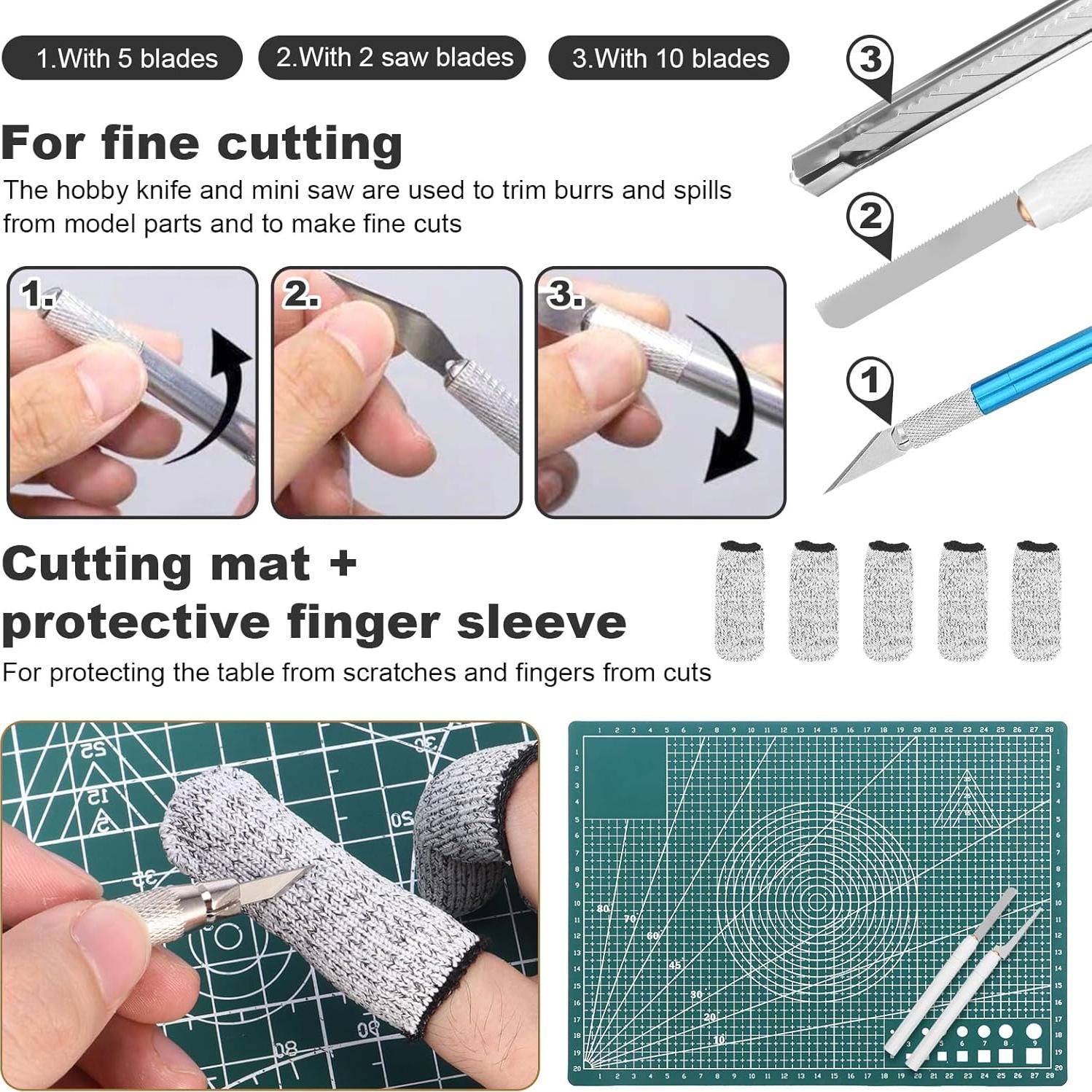 Kit de Herramientas Fippy para Modelos Gundam 101 Piezas