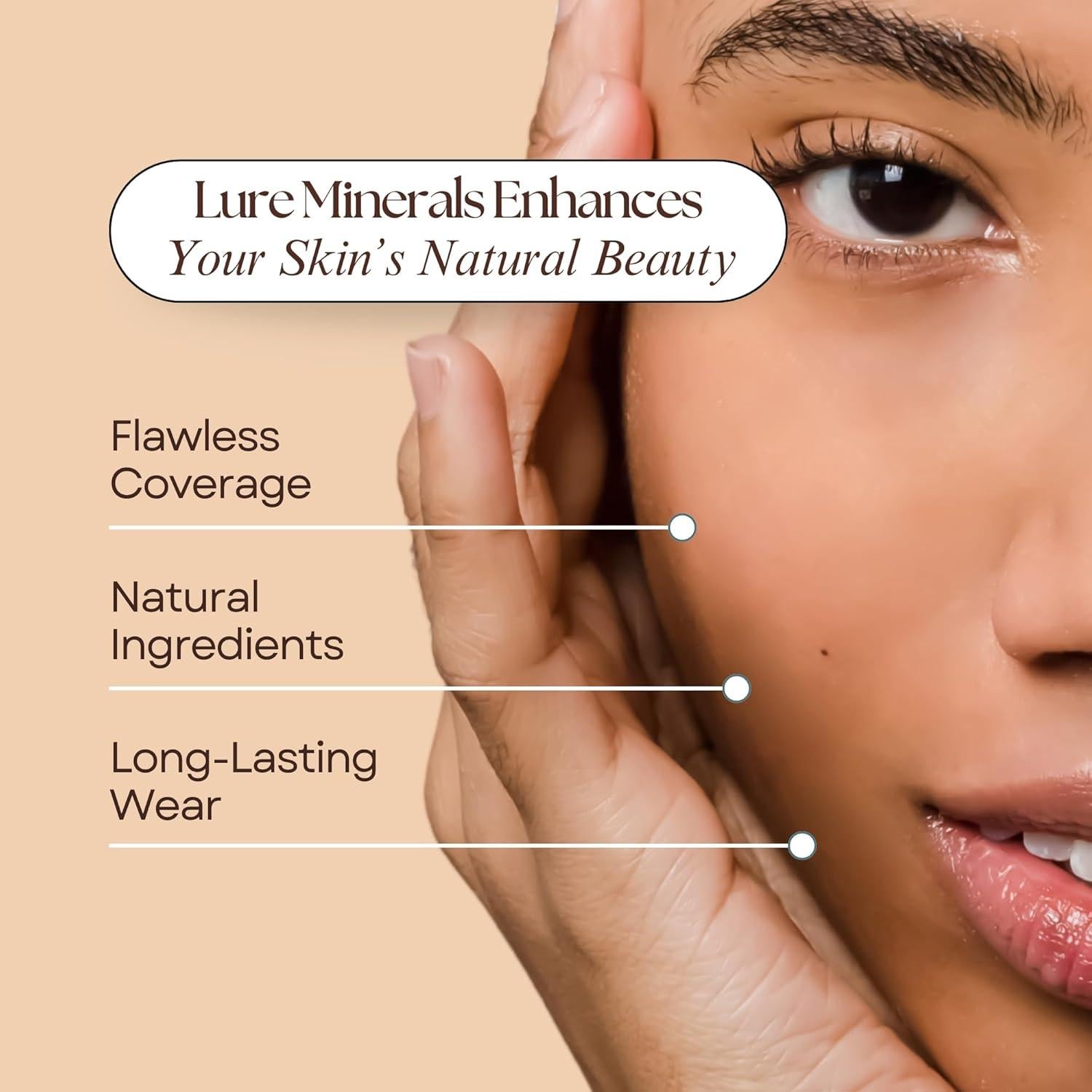 Bronceador Mineral Lure Minerals Calidez 28.35 g - Brillo Natural