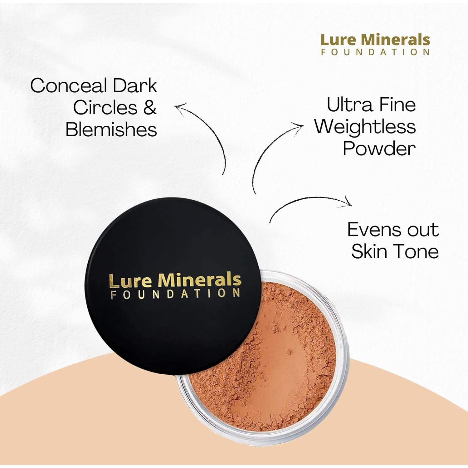 Bronceador Mineral Lure Minerals Calidez 28.35 g - Brillo Natural