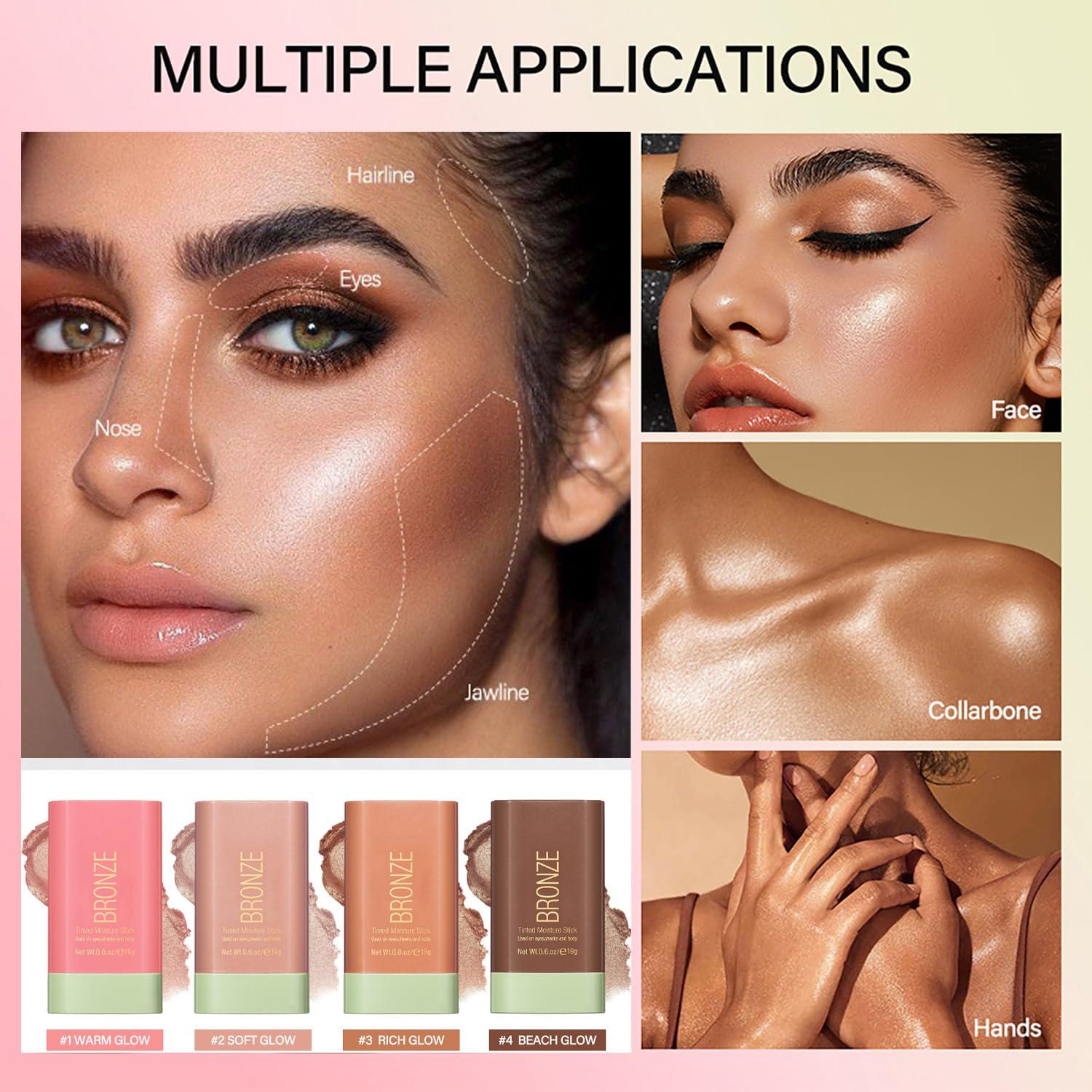 Barra Bronceadora Mysense 19g - Iluminador Facial Brillo Suave