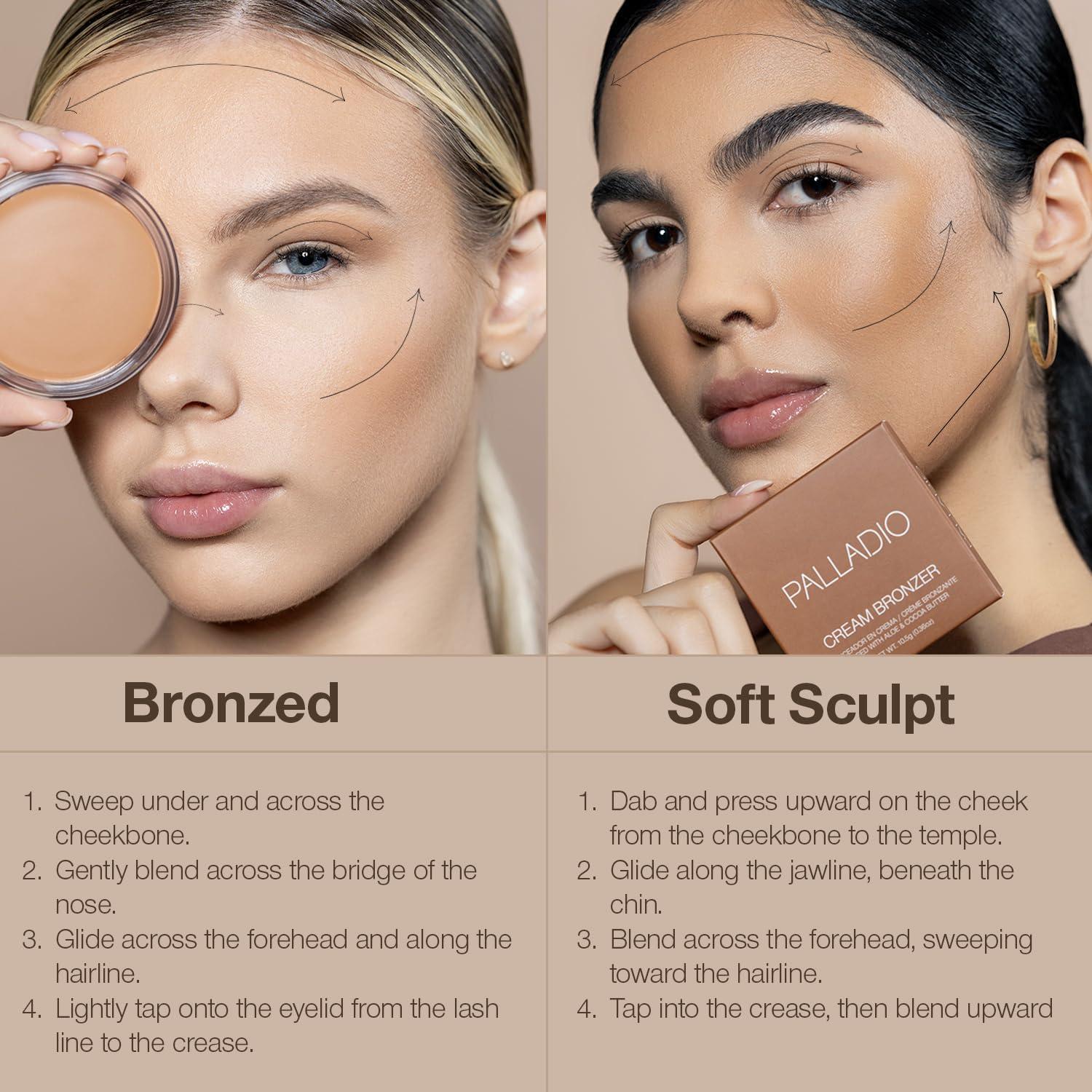 Bronceador en crema Palladio Especias de canela 10g