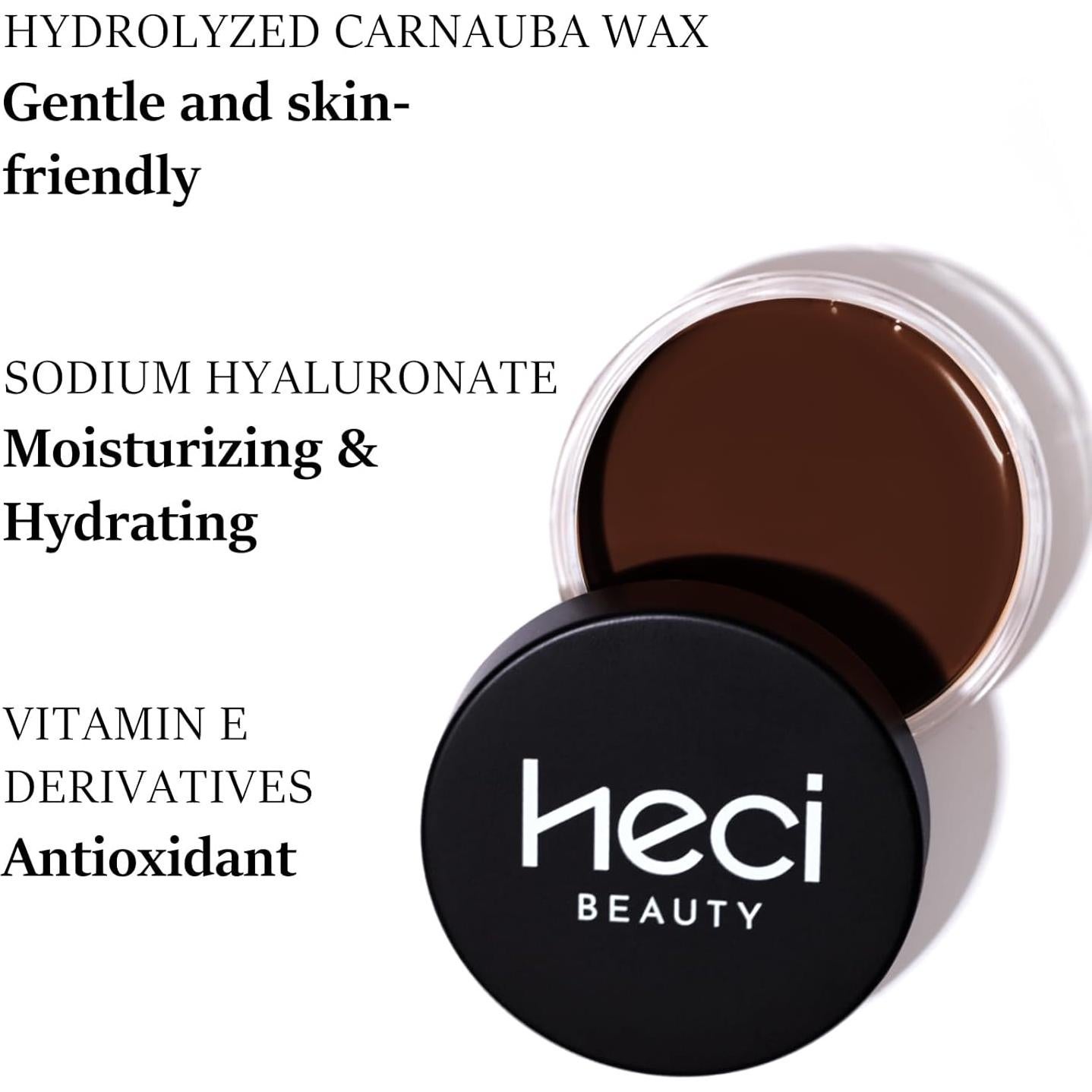 Bronceador Crema HECI BEAUTY Profundo 19.84 g con Brocha