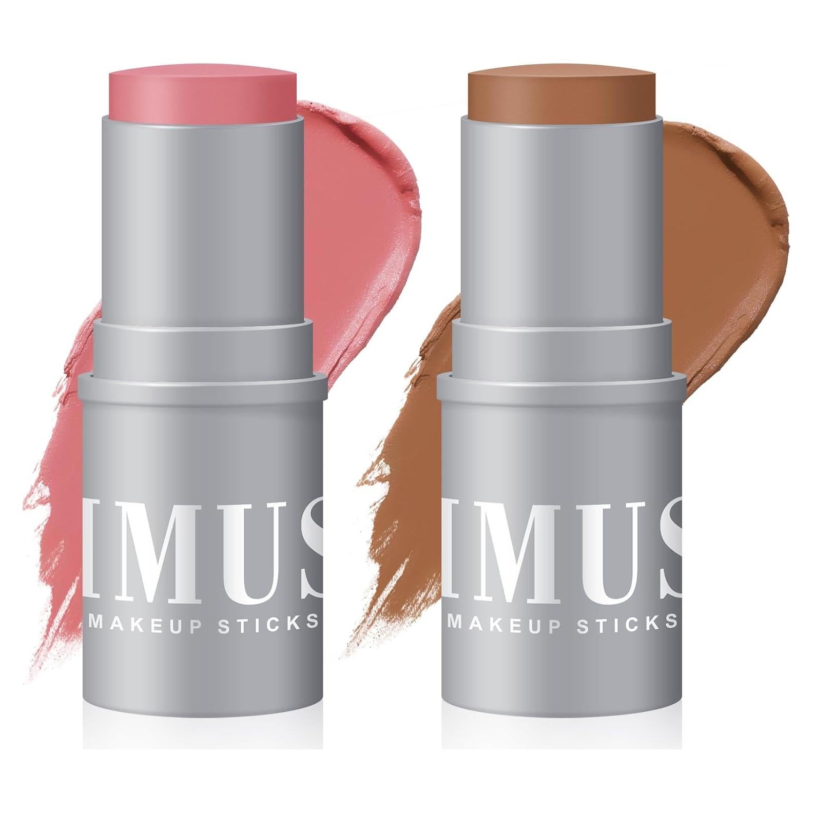 Set de Maquillaje KIMUSE: Barra de Contorno y Rubor Vegano 8.2g