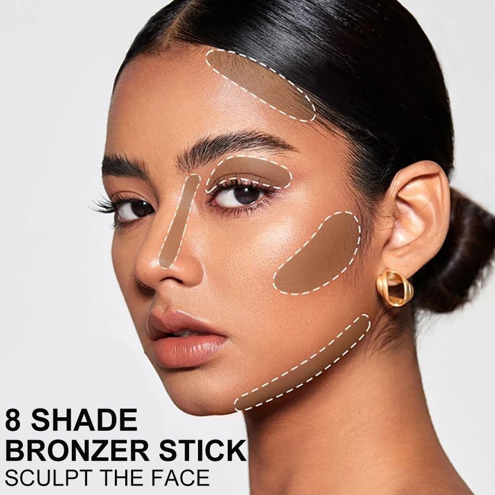 Stick Bronceador Mate Lezero #04 - Contorno Facial Multiusos 18g
