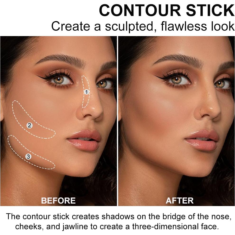 Stick Bronceador Mate Lezero #04 - Contorno Facial Multiusos 18g