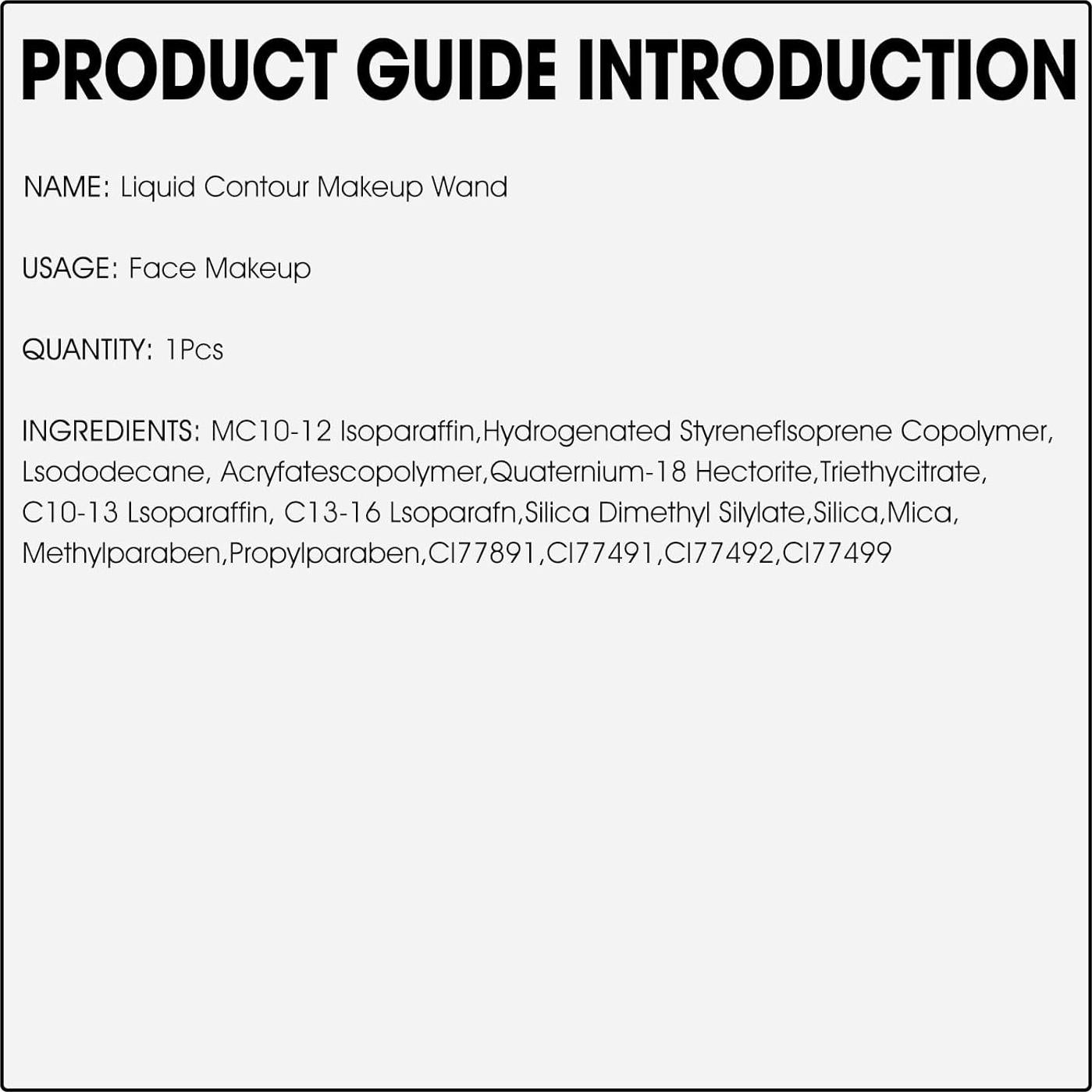 Varita de Contorno Líquido LSxia 15g - 1# Marrón Gris