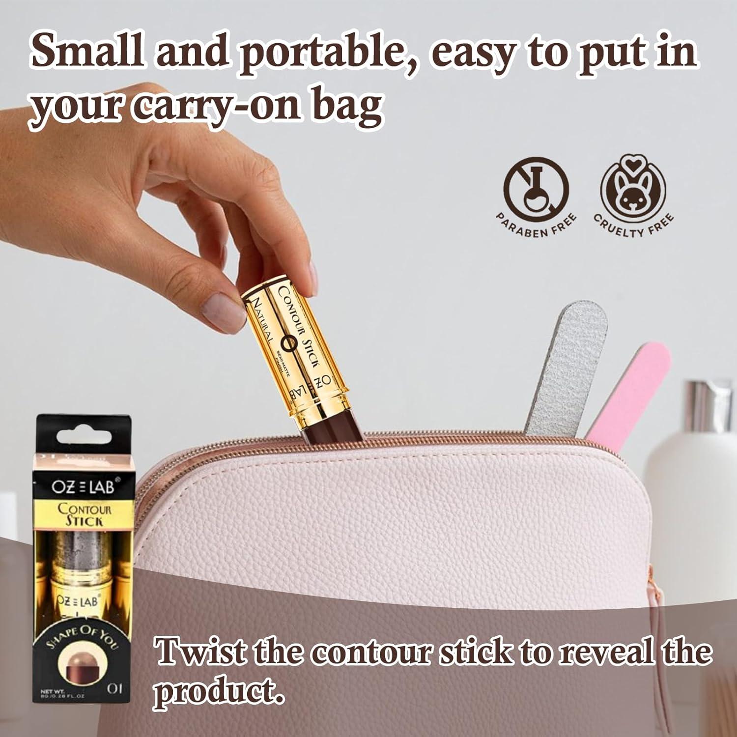 Stick de Contorno y Sombra de Ojos Beauty Shape 01 Claro