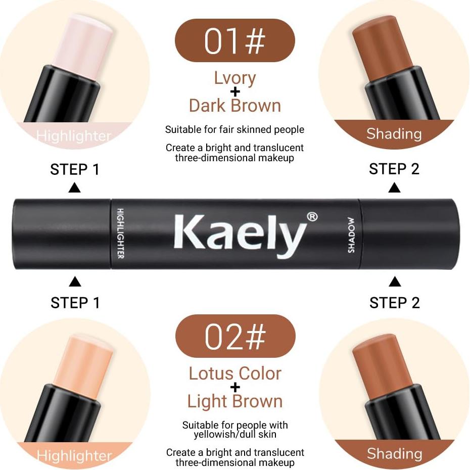 Stick de Contorno en Crema Kaely 4 Colores 70g