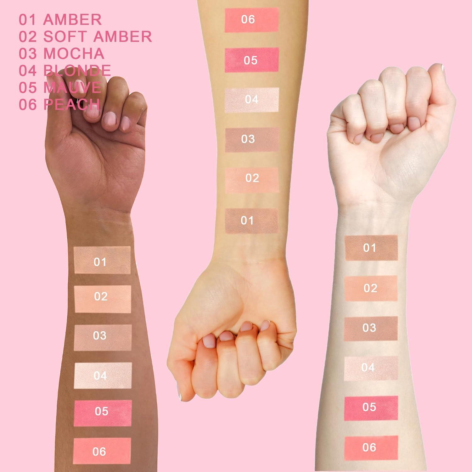 Rubor en Crema Doble Punta Wismee - Durazno y Ciruela 7.9g