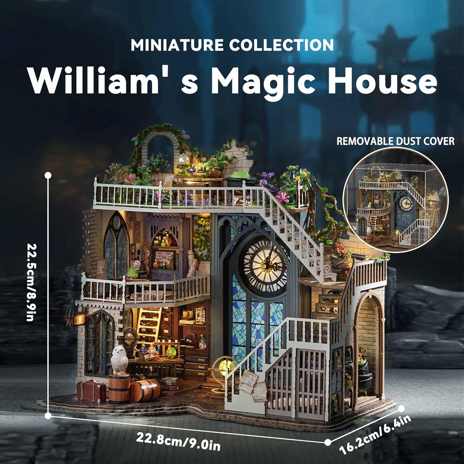 Casa de Muñecas Flever DIY Mágica William con Muebles