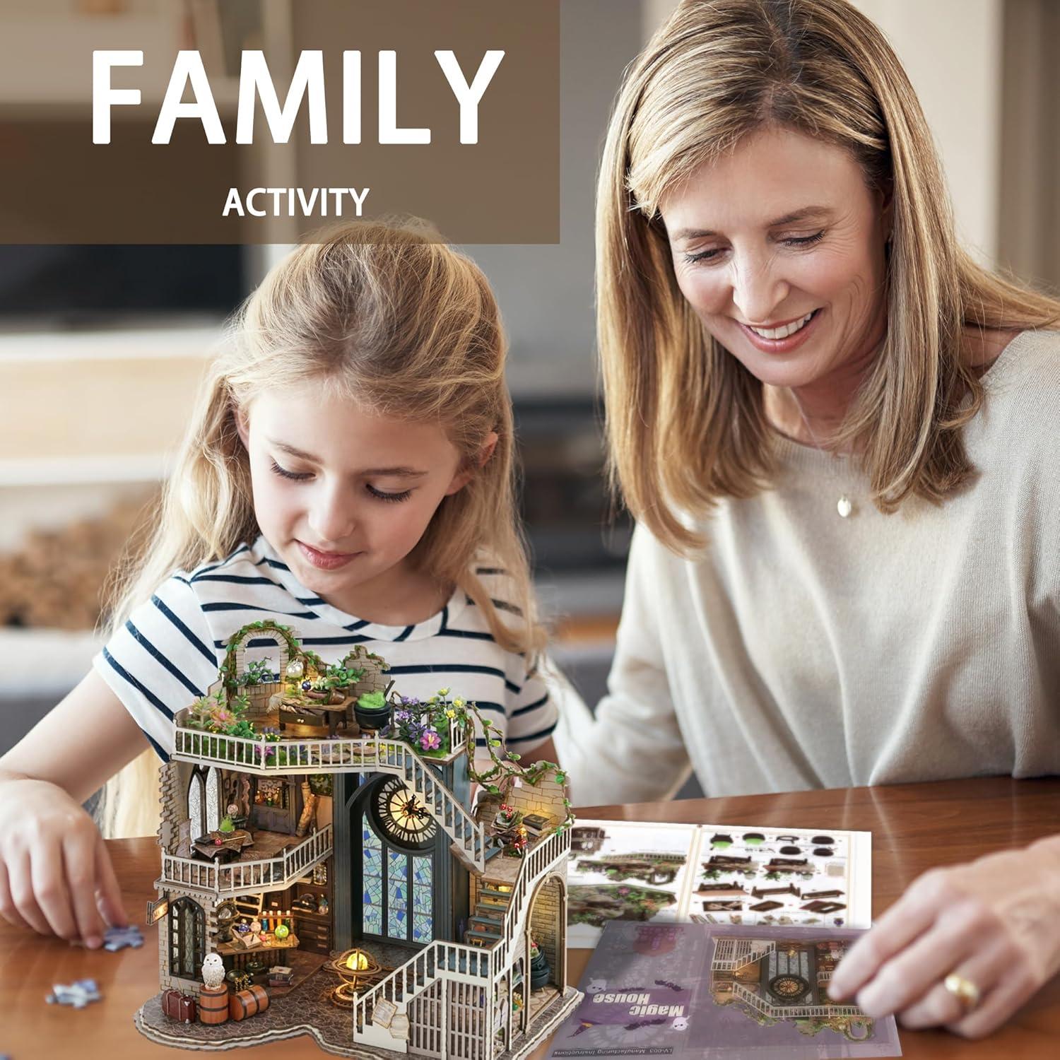 Casa de Muñecas Flever DIY Mágica William con Muebles