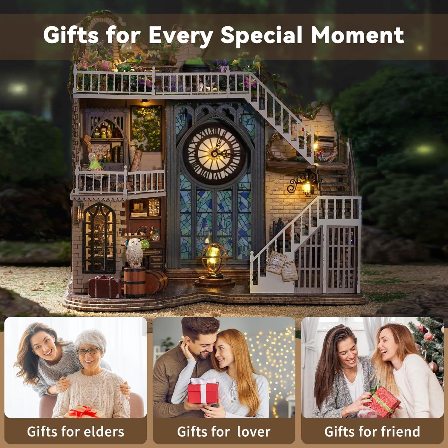 Casa de Muñecas Flever DIY Mágica William con Muebles