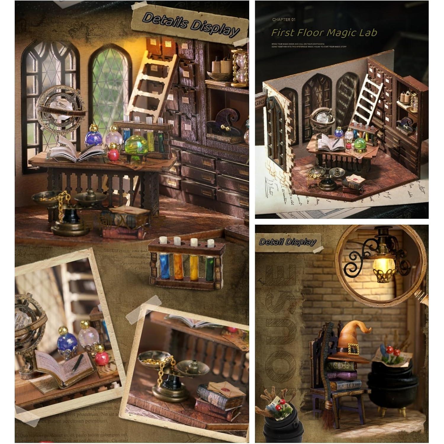 Casa de Muñecas Flever DIY Mágica William con Muebles