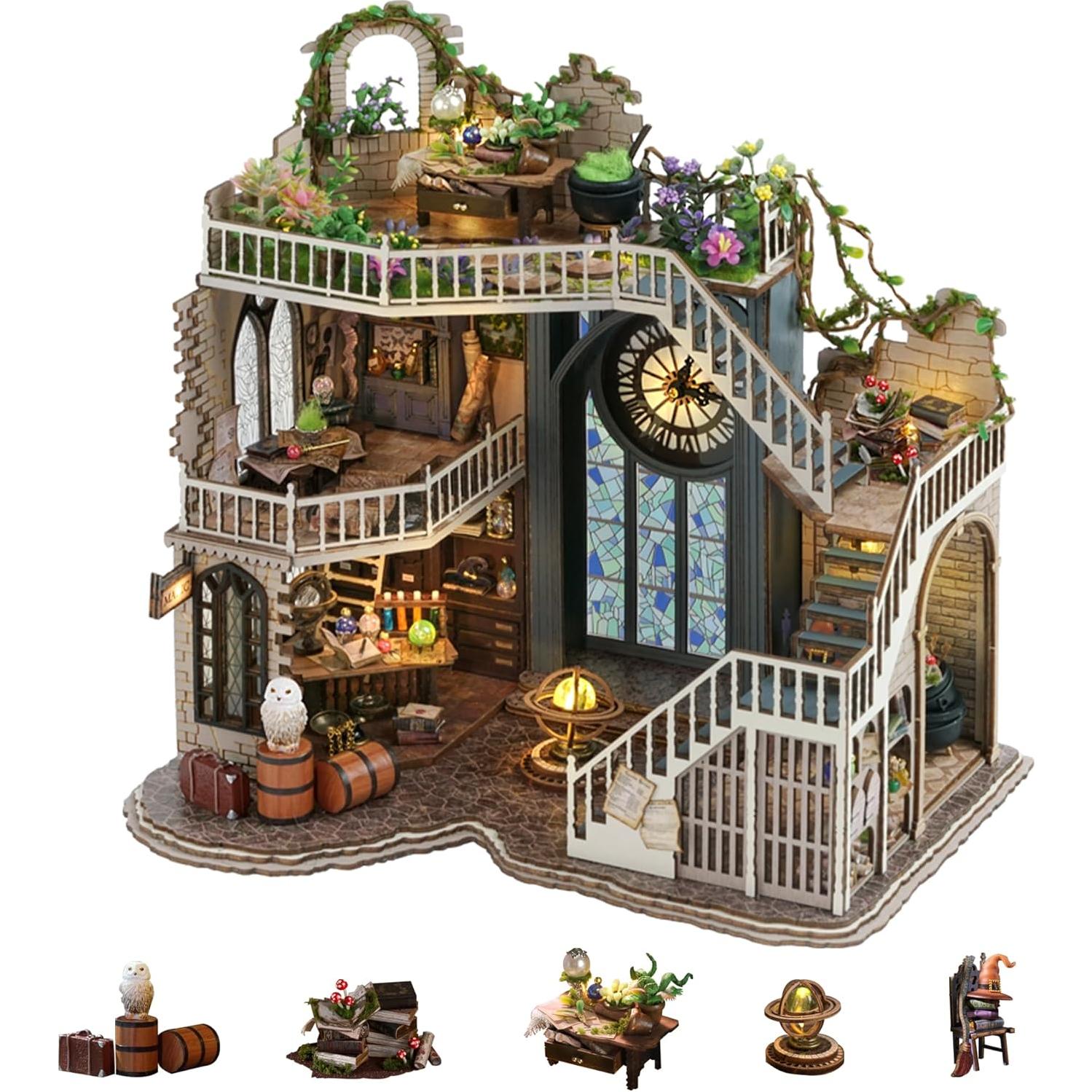 Casa de Muñecas Flever DIY Mágica William con Muebles