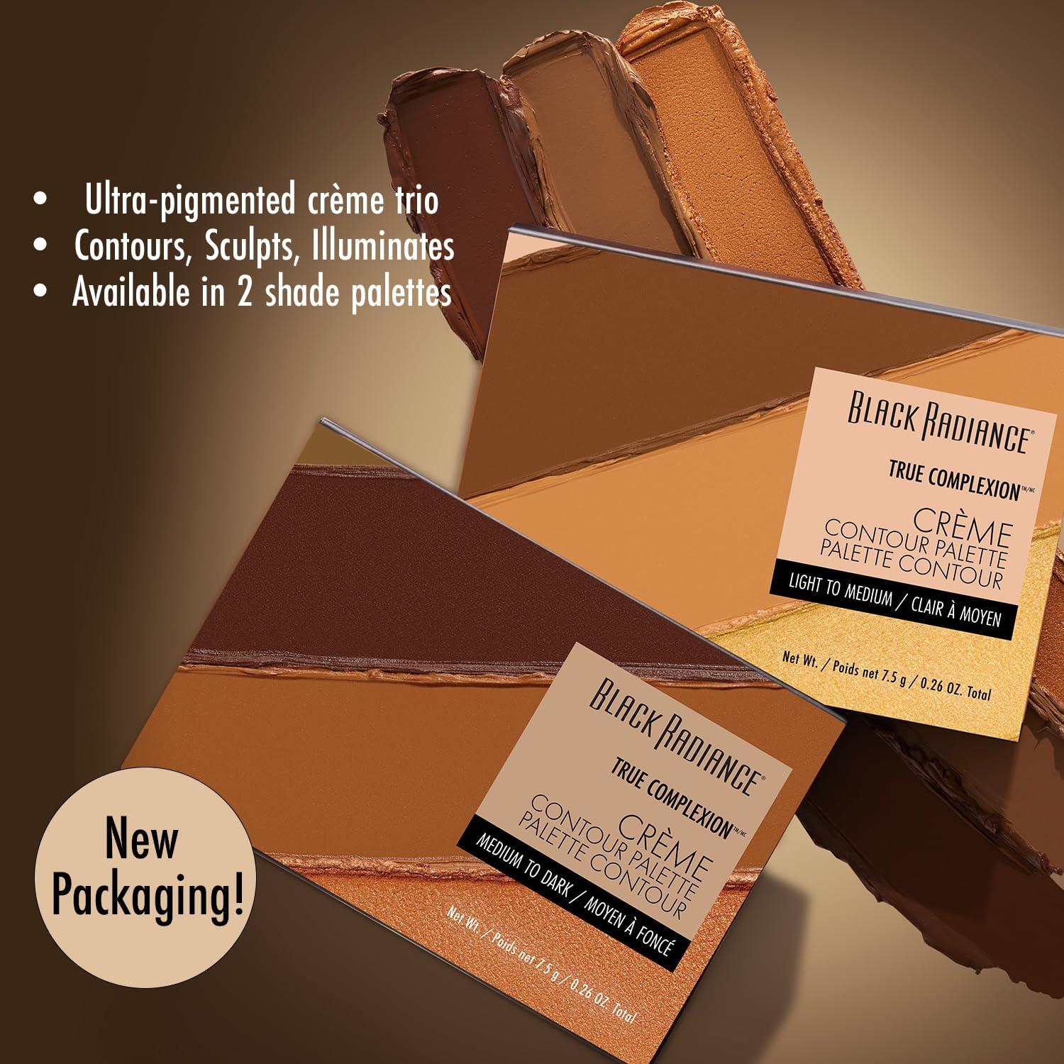 Paleta de Contorno en Crema Black Radiance 7.5g Media a Oscura