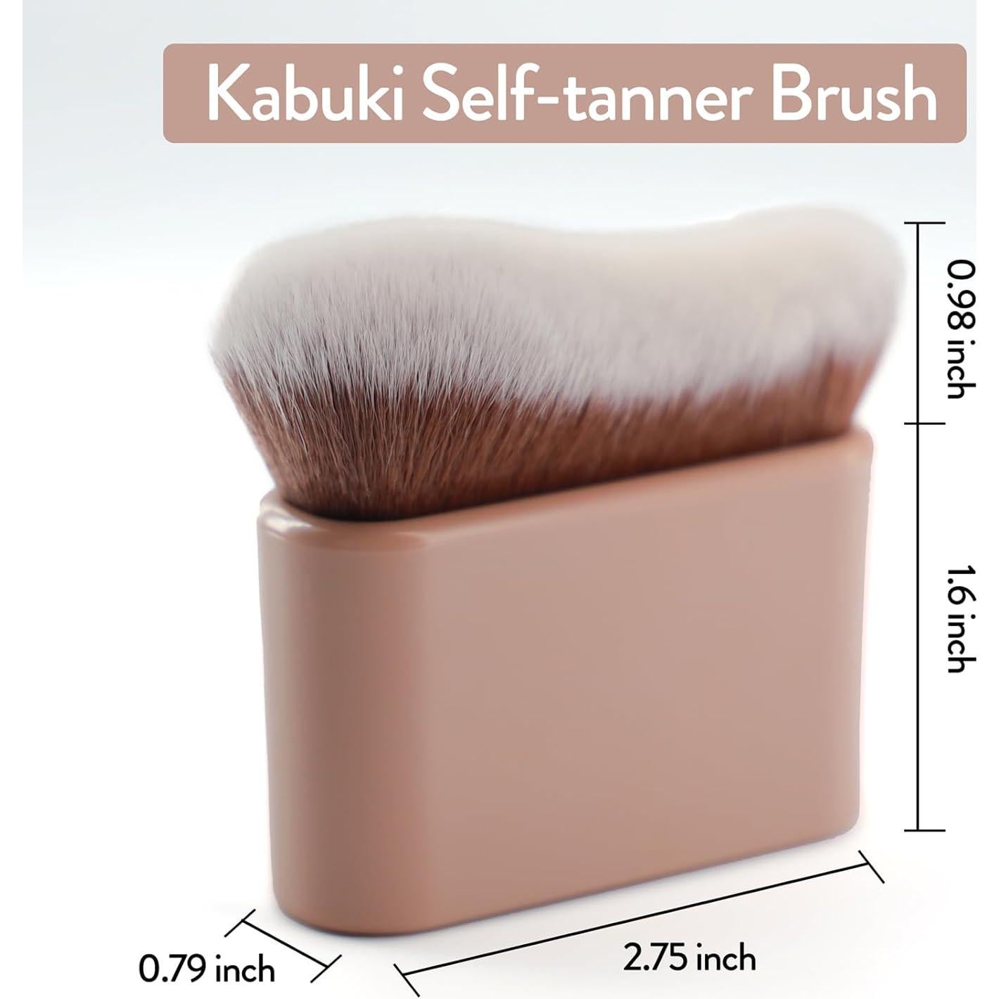 Brocha Kabuki para Autobronceador DRIPOO - Suave y Precisa