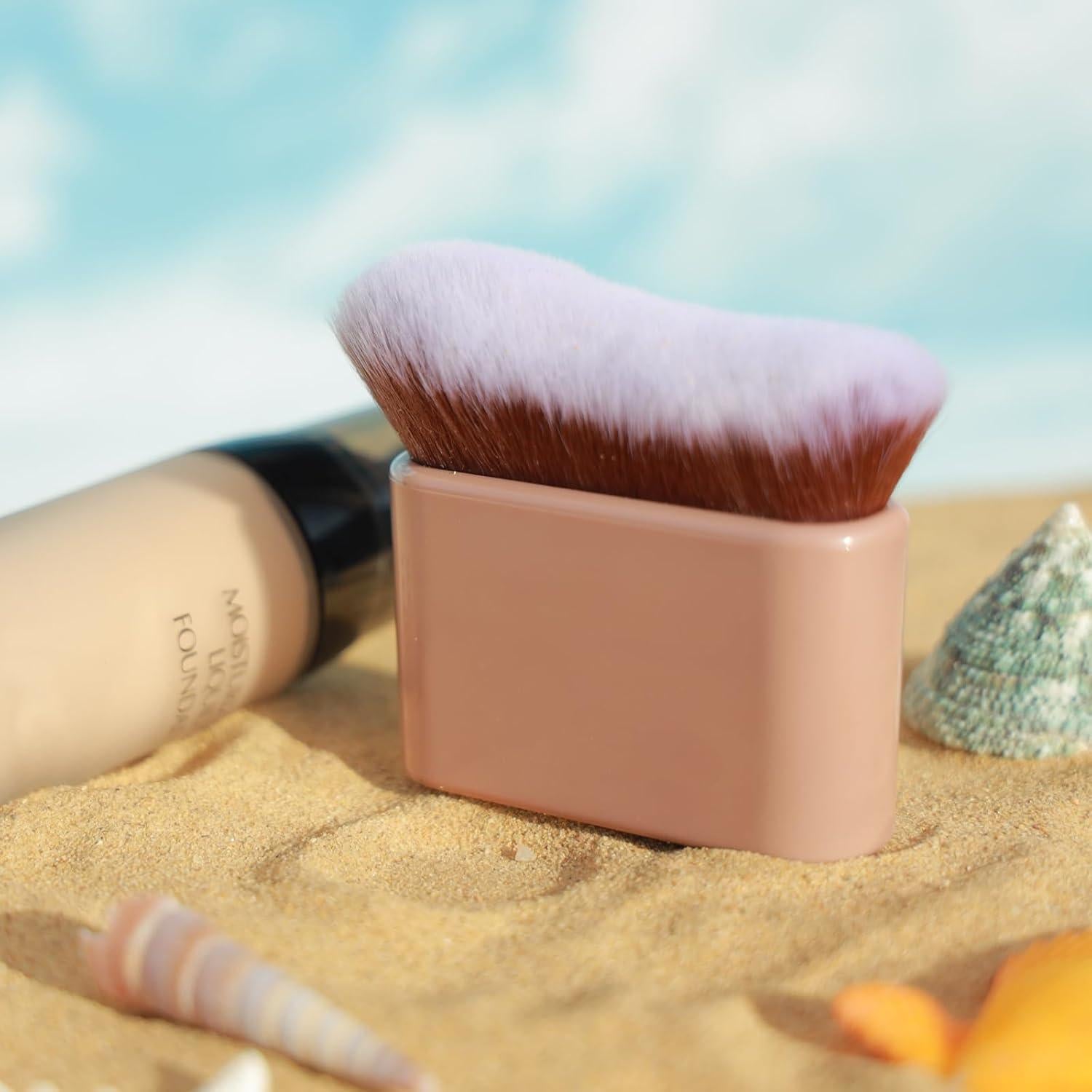 Brocha Kabuki para Autobronceador DRIPOO - Suave y Precisa