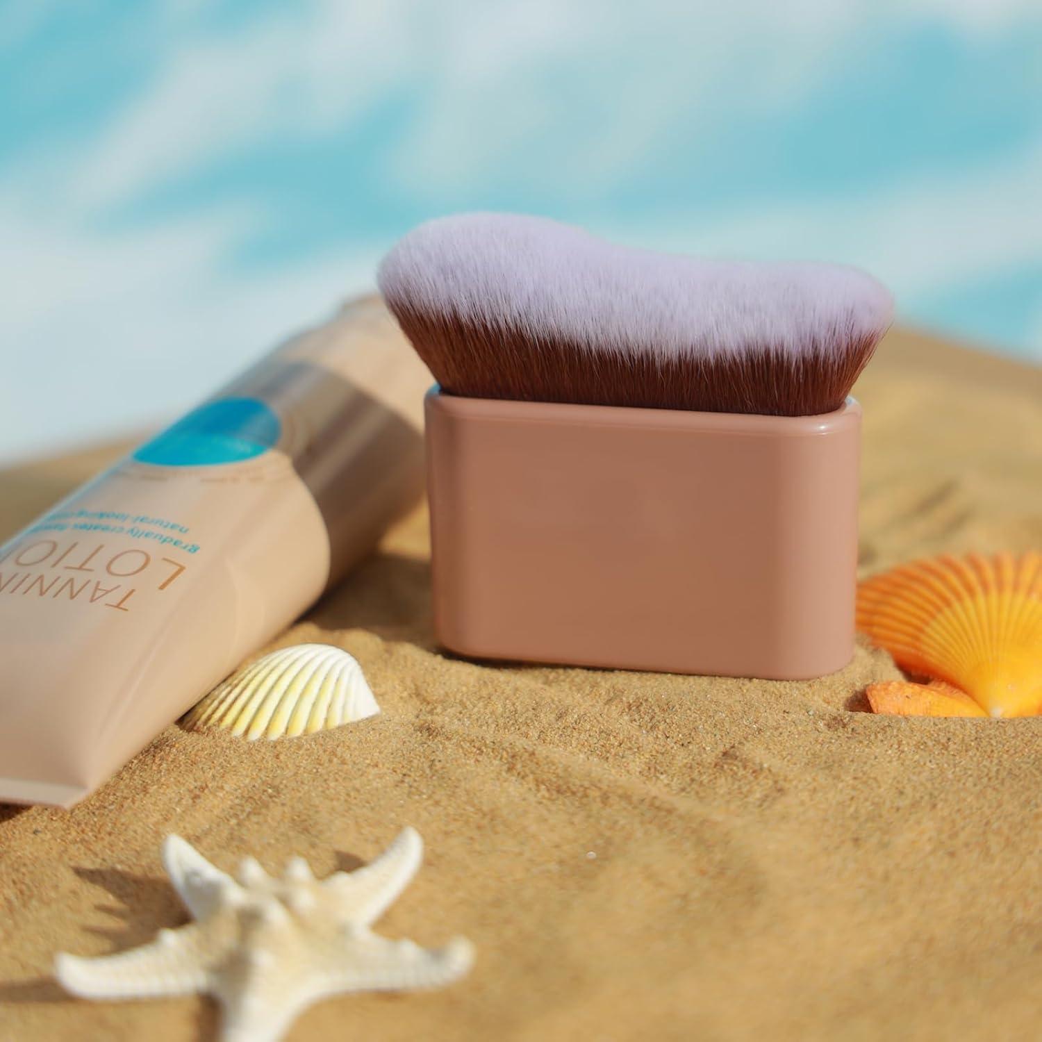 Brocha Kabuki para Autobronceador DRIPOO - Suave y Precisa