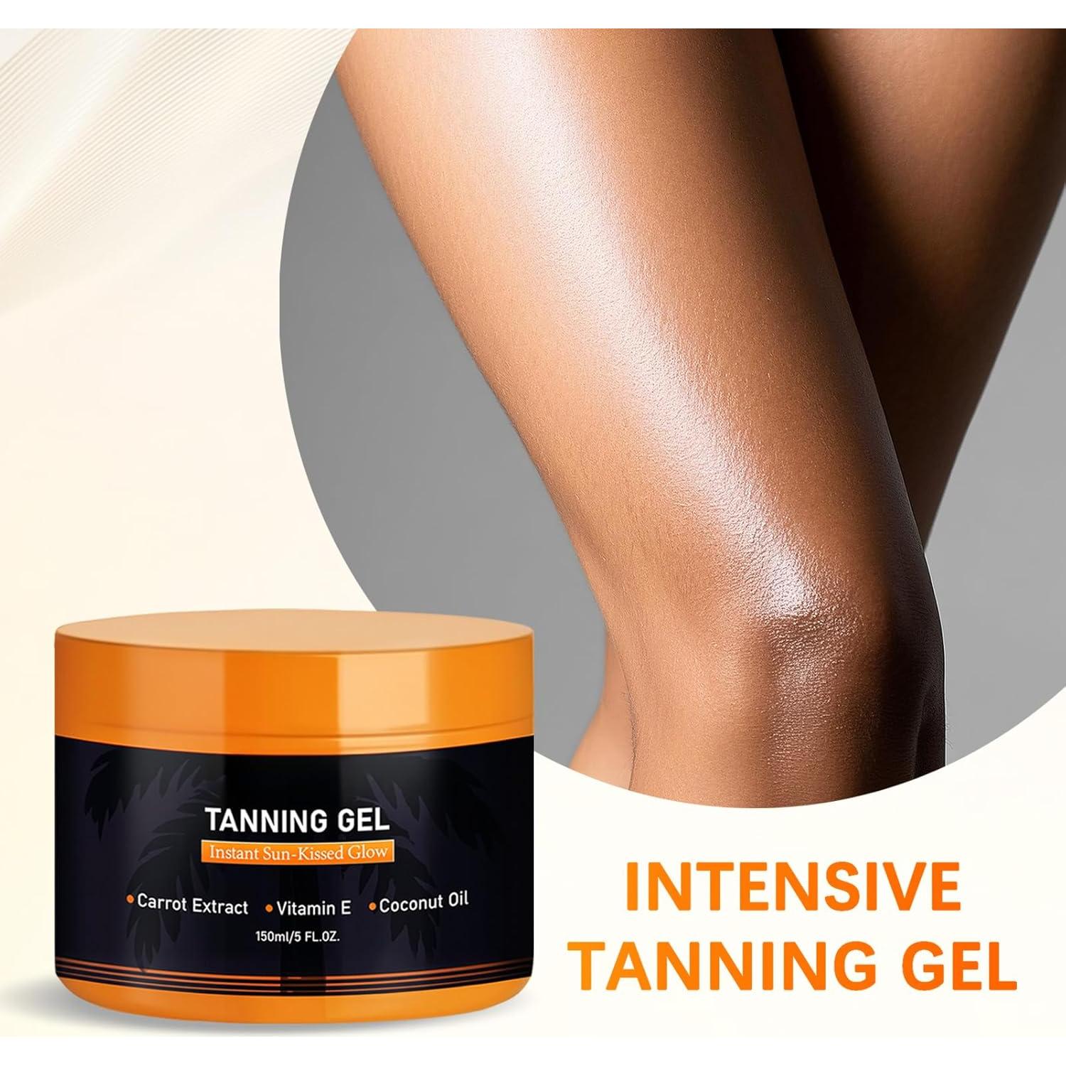 Gel Bronceador de Lujo PobbQing 150g Acelerador Natural