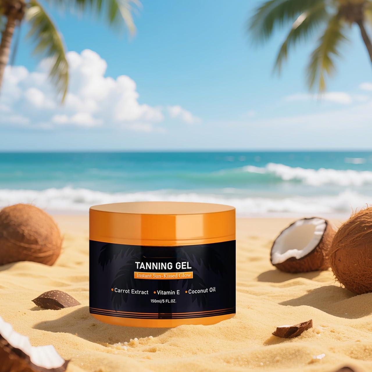 Gel Bronceador de Lujo PobbQing 150g Acelerador Natural