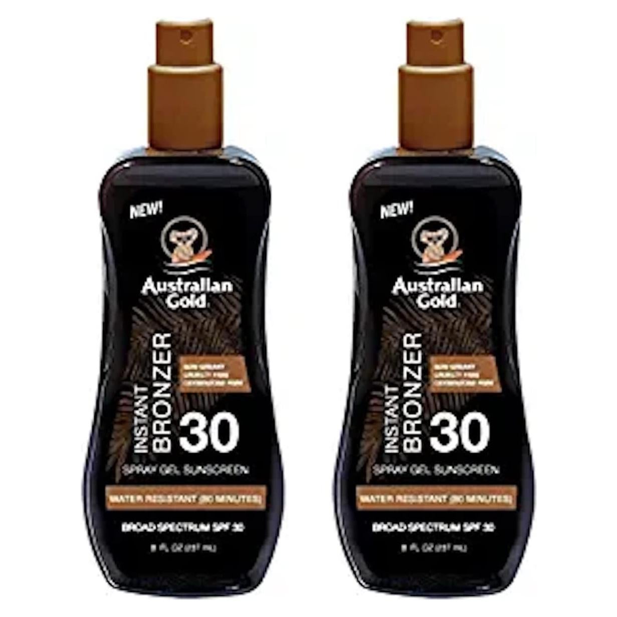 Gel en Spray Bronceador SPF 30 Australian Gold 2 Piezas 237ml