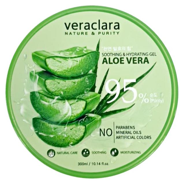 Gel de Aloe Vera 95% Veraclara - Hidratante y Calmante 310g