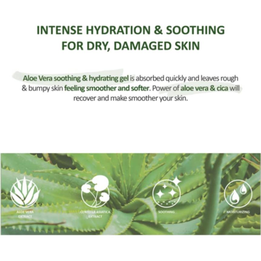 Gel de Aloe Vera 95% Veraclara - Hidratante y Calmante 310g