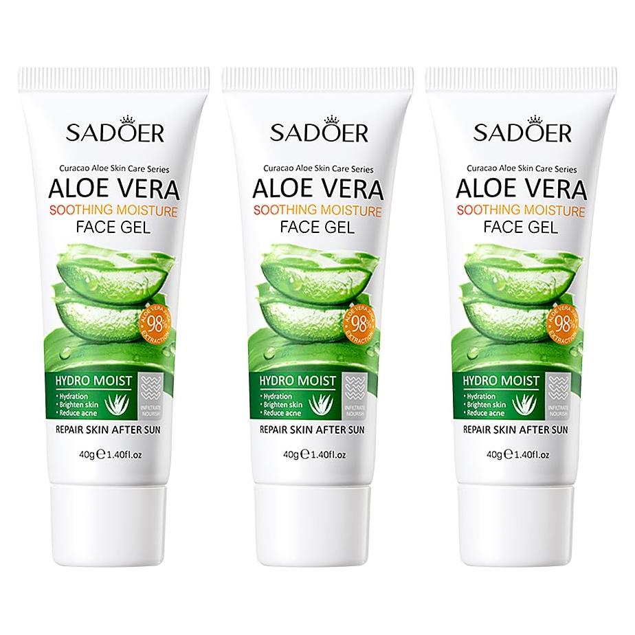 Gel de Aloe Vera 3 PCS BLMBAY 41.5 ml Hidratante y Calmante