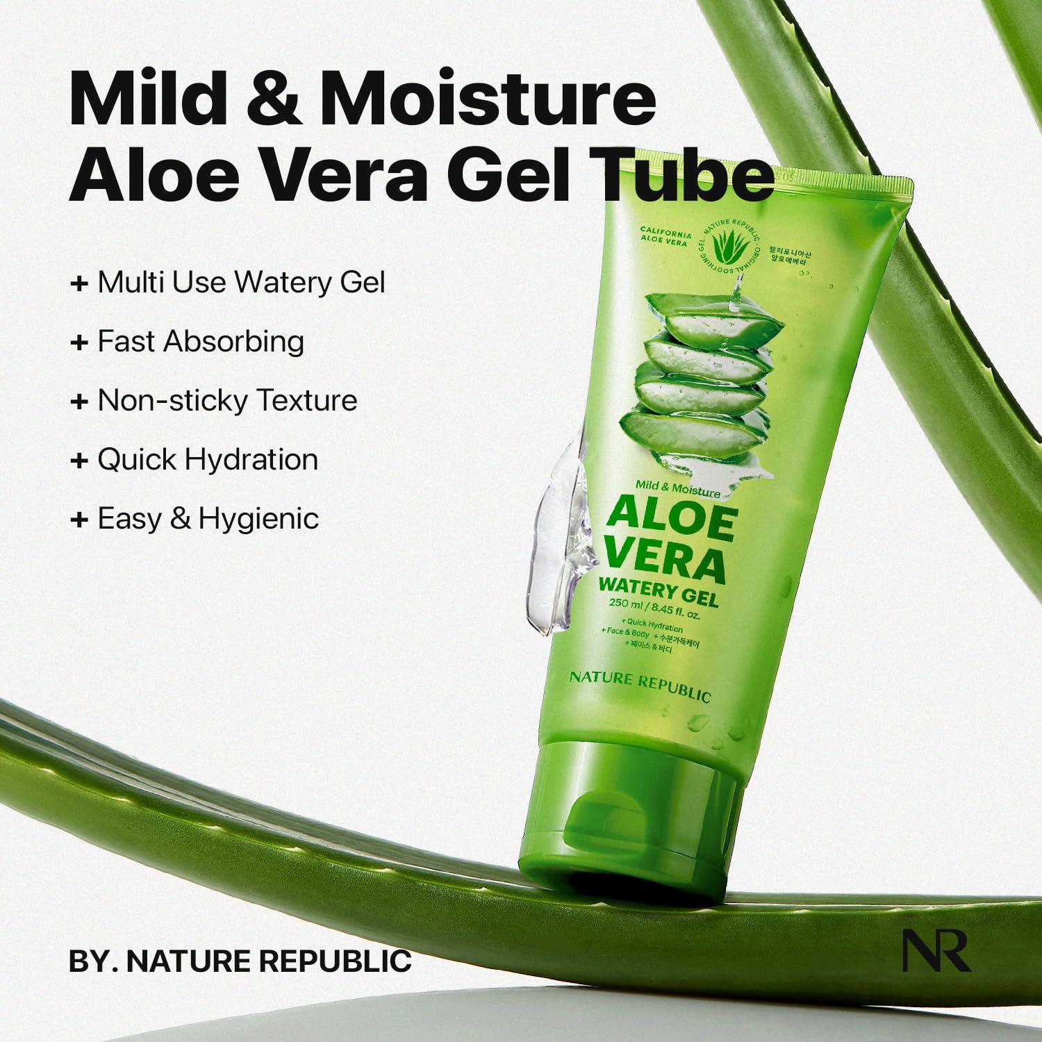 Gel Hidratante de Aloe Vera Nature Republic 92% - 2 Tubos