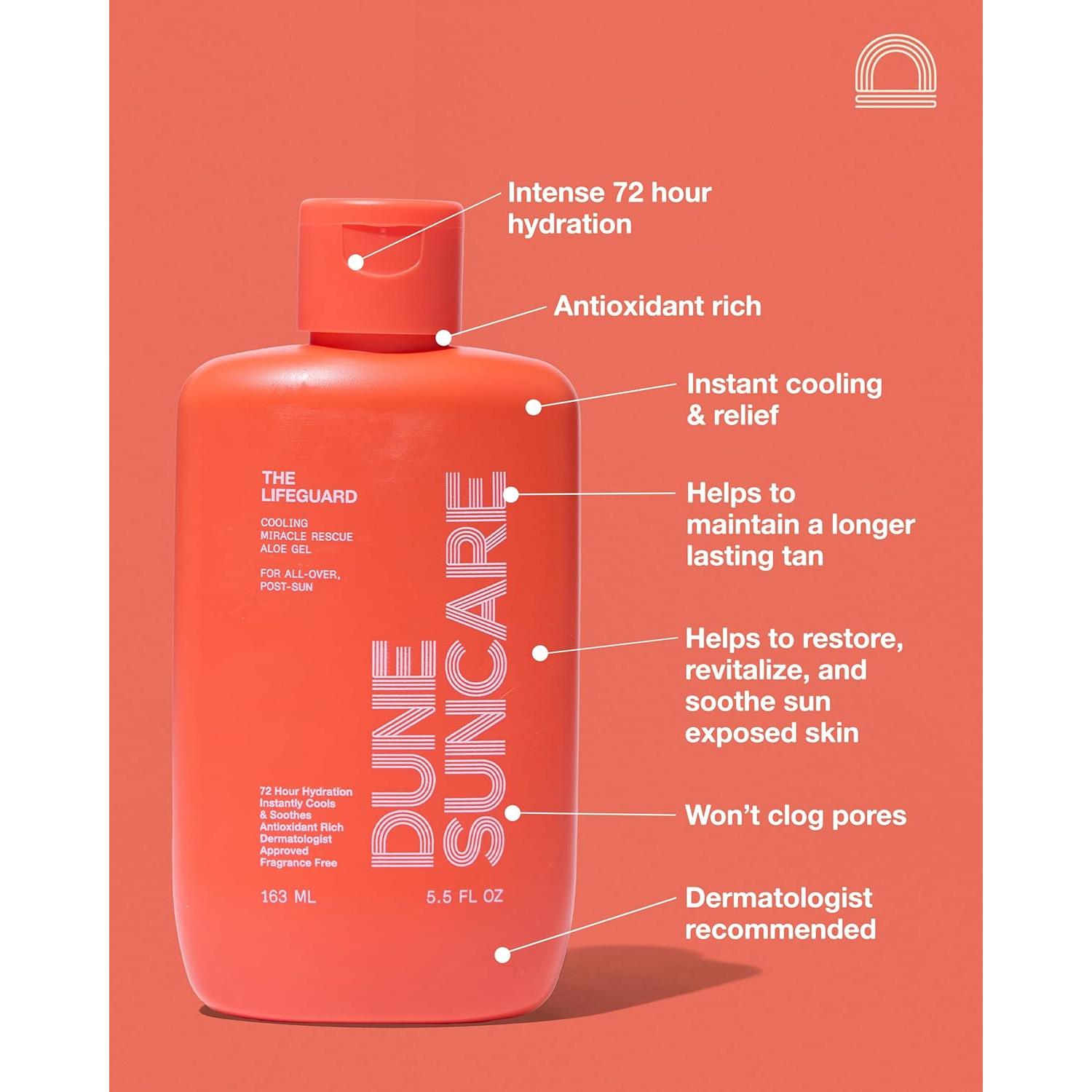 Gel de Aloe Vera The Lifeguard 162.6 ml - Alivio Quemaduras Solares