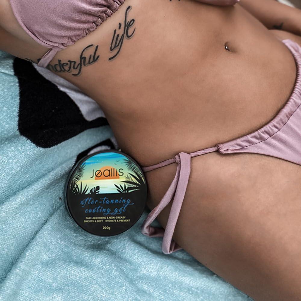 Gel Bronceador Después del Sol Jeallis 192g - Aloe Vera Hidratante