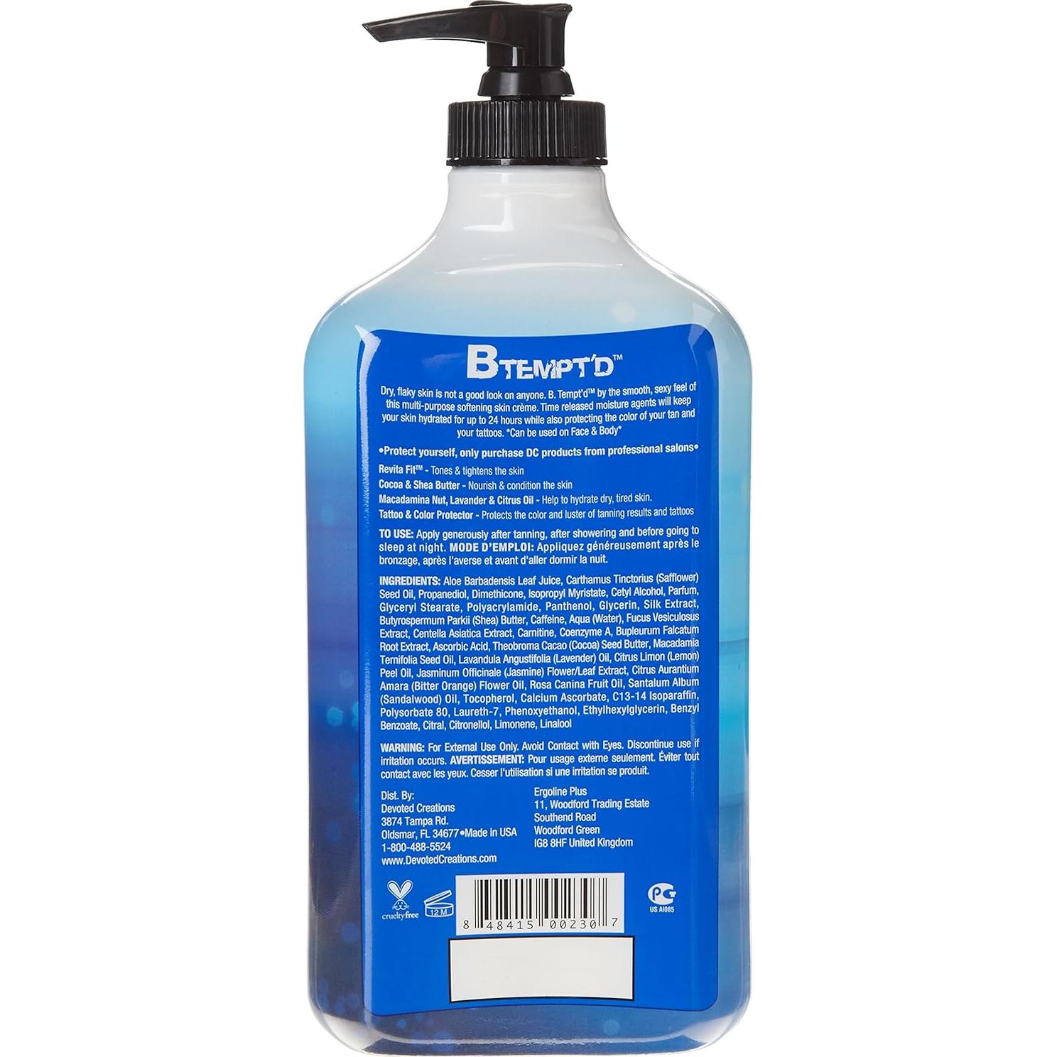 Hidratante Extensor Bronceado Pauly D B. Tempt'd 550 mL