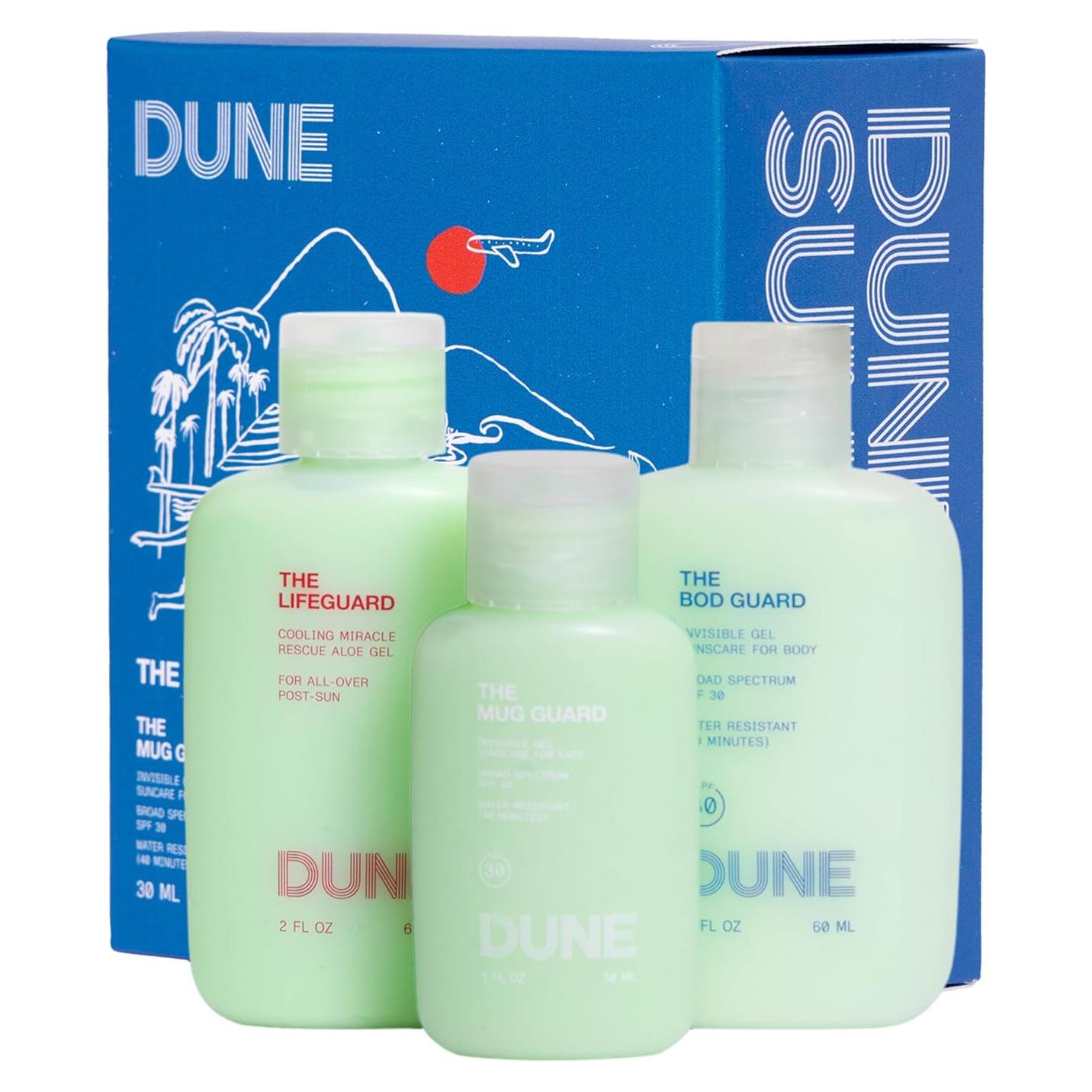 Kit de Protector Solar DUNE Suncare - Hidratación 72h y Gel de Aloe