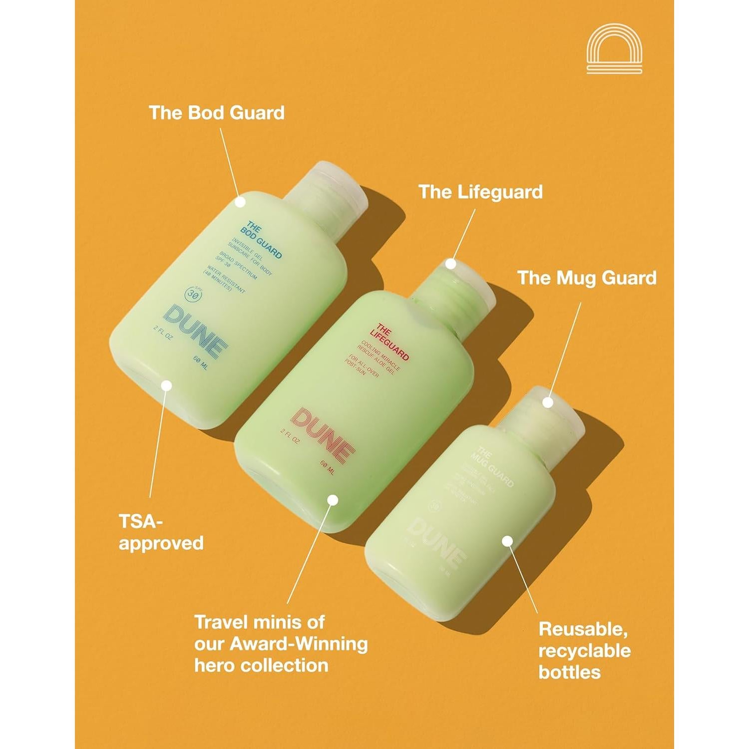 Kit de Protector Solar DUNE Suncare - Hidratación 72h y Gel de Aloe