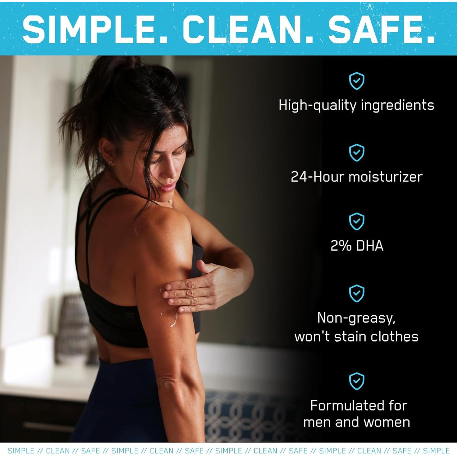 Loción Bronceadora Reafirmante SteelFit Tone & Tan 236ml