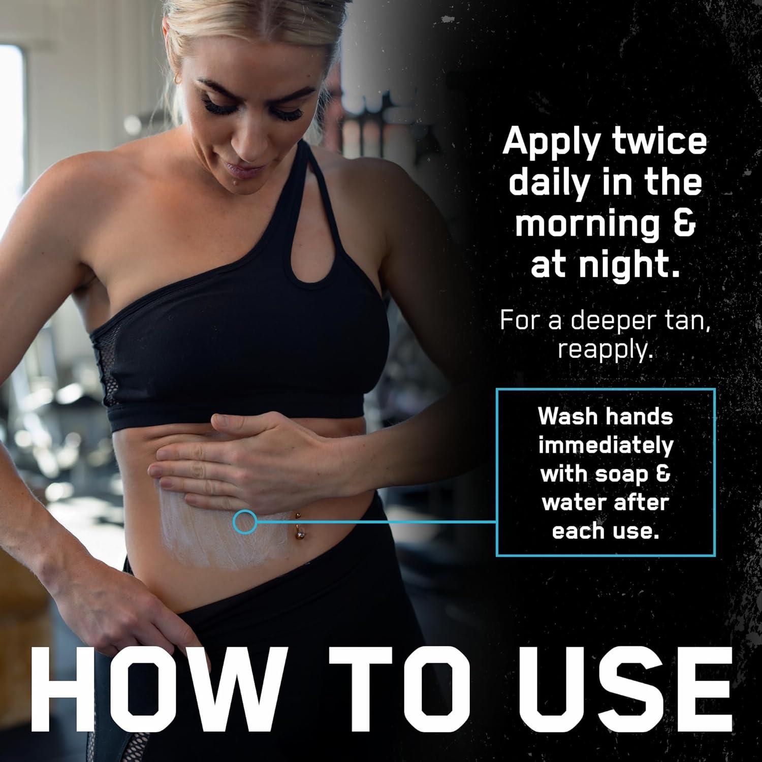 Loción Bronceadora Reafirmante SteelFit Tone & Tan 236ml