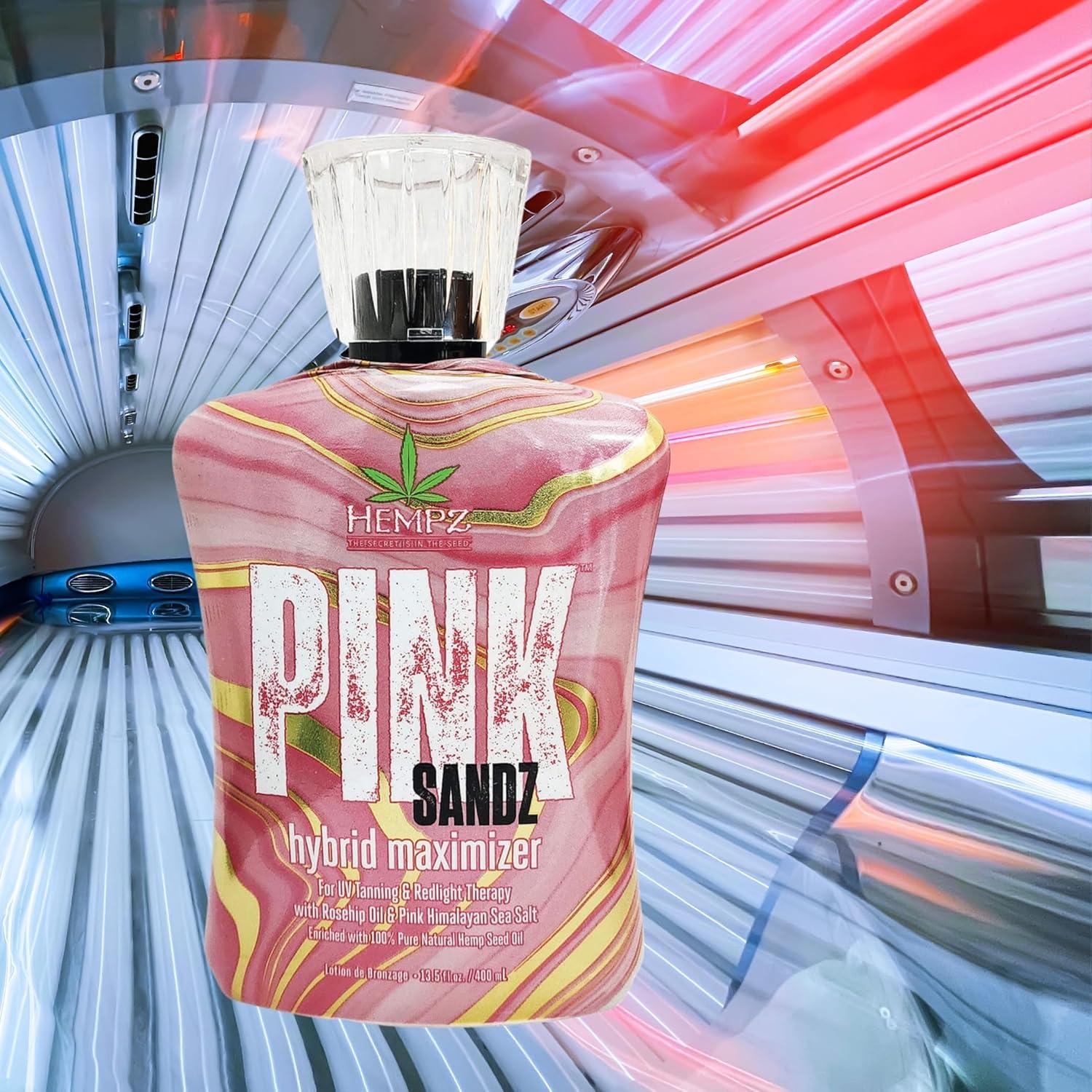 Maximizador de Bronceado Hempz Pink Sandz 400ml - Terapia Luz Roja