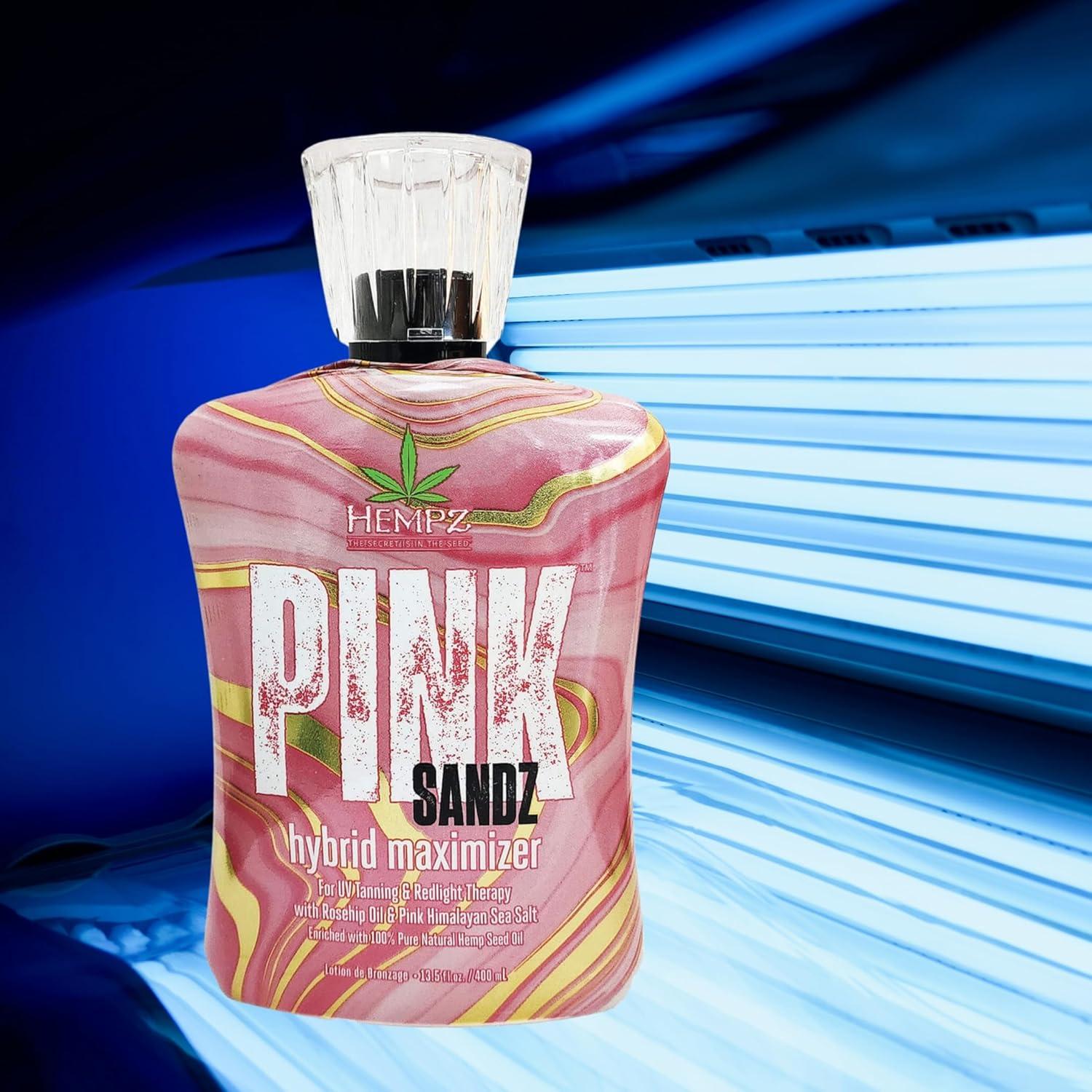 Maximizador de Bronceado Hempz Pink Sandz 400ml - Terapia Luz Roja