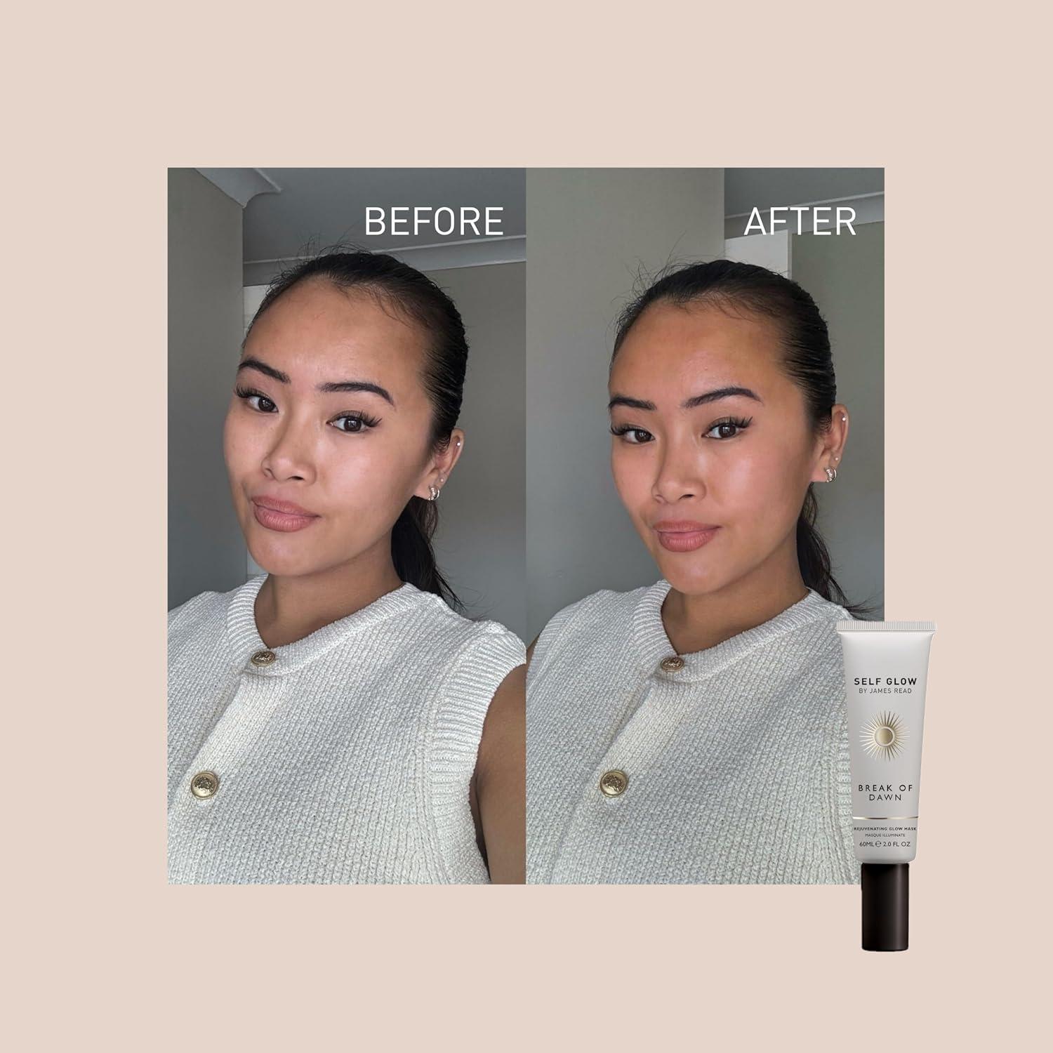 Máscara Rejuvenecedora Auto Brillo James Read 15mL - Ácido Hialurónico