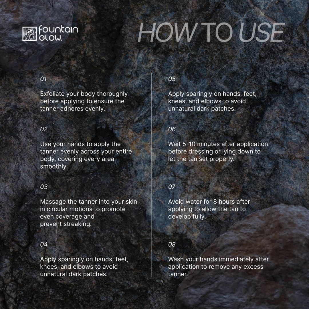 Autobronceador Natural FountainGlow 236.6 ml - Sin Sol, Hidratante