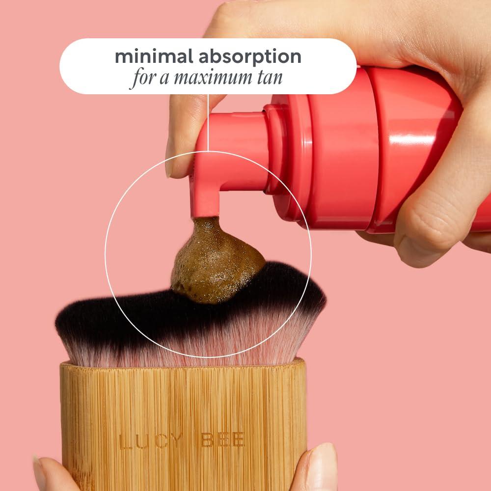 Brocha Kabuki para Autobronceado Lucy Bee - Aplicación Sin Rayas