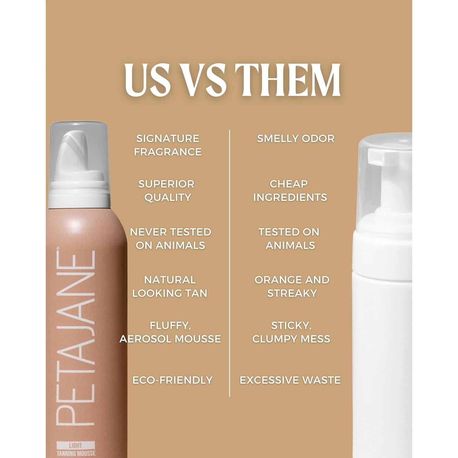 Peta Jane Mousse Bronceador Medio + Mitón Aplicador - Sin Sol