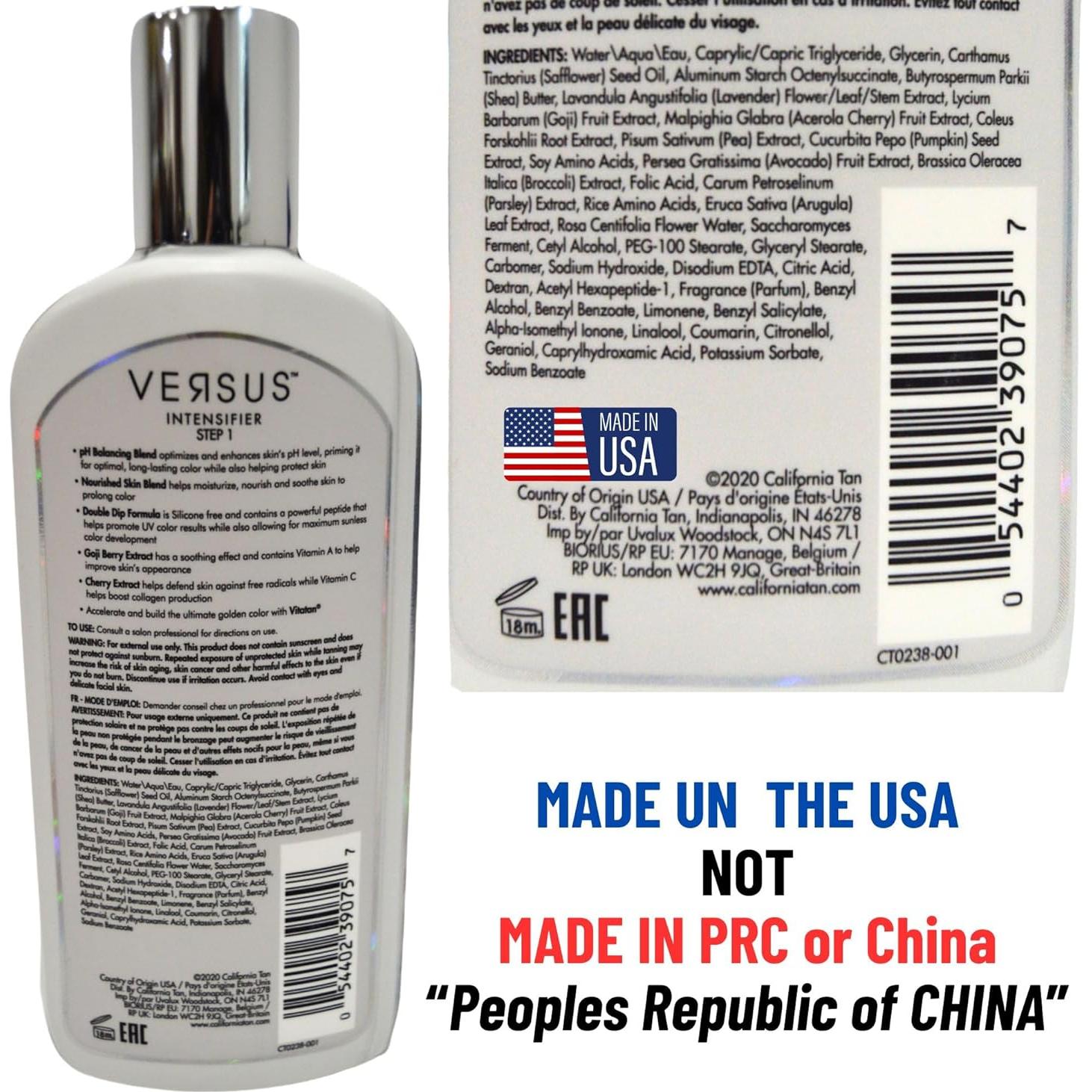 Loción Bronceadora Aceleradora Versus Intensifier 236.6 ml