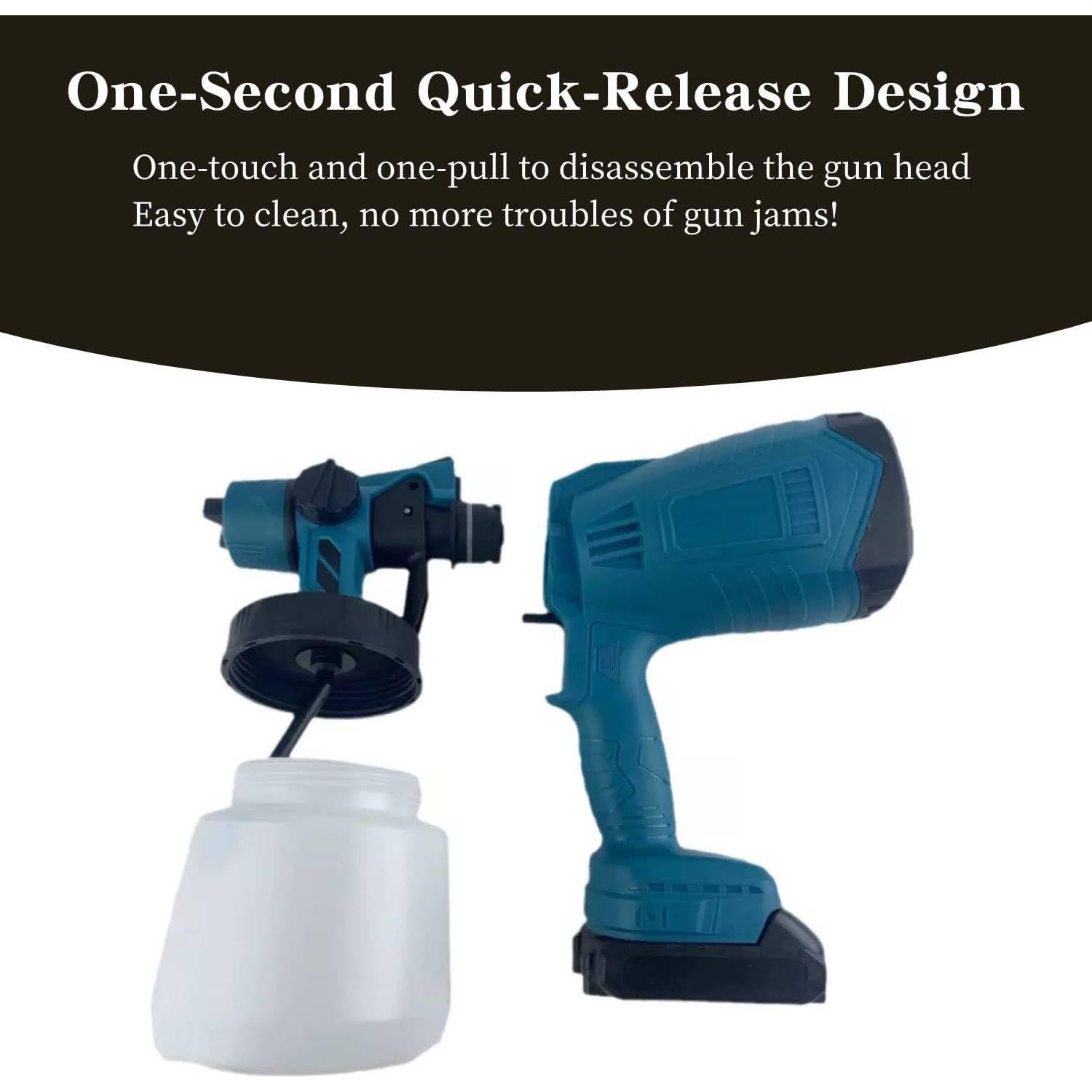 Pulverizador de pintura inalámbrico MAOGOOR 20V MAX 800ml