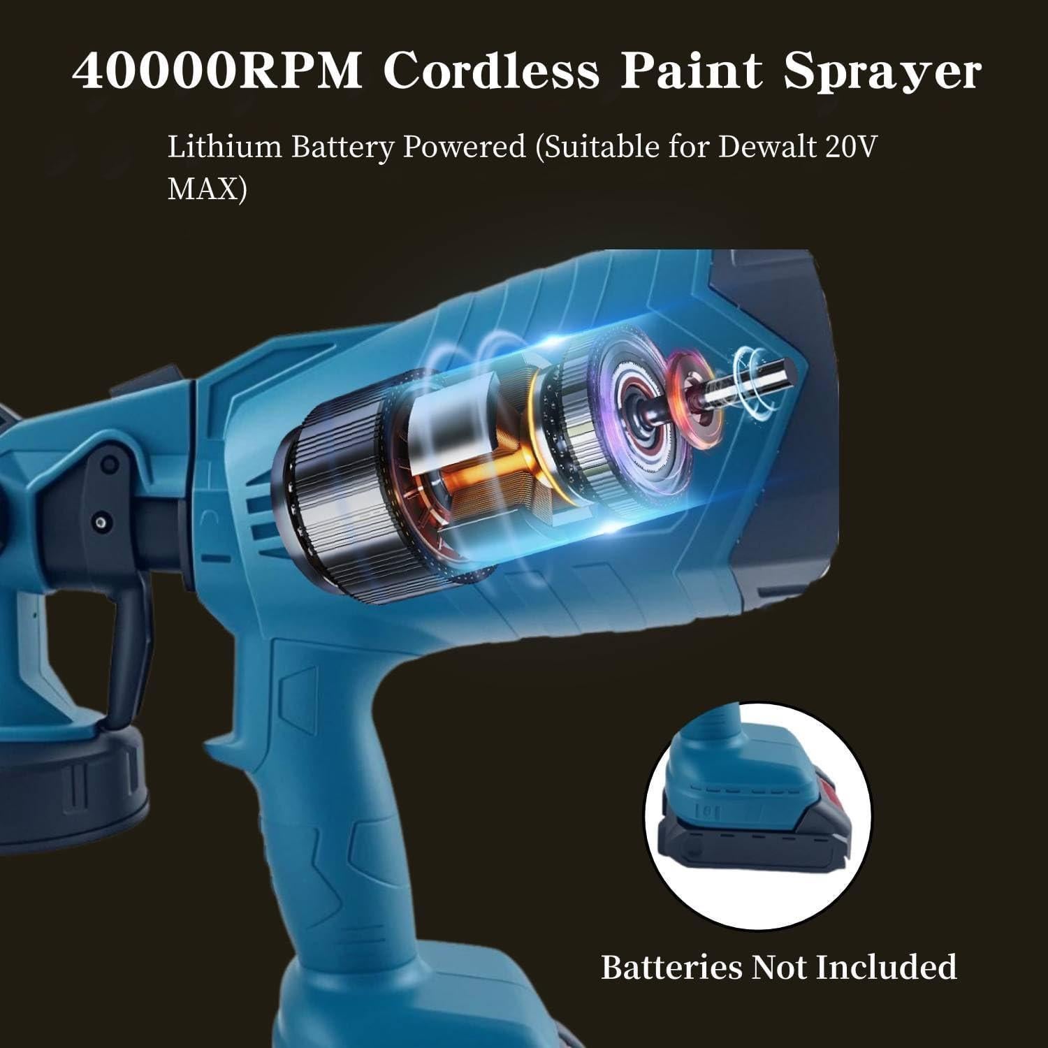Pulverizador de pintura inalámbrico MAOGOOR 20V MAX 800ml
