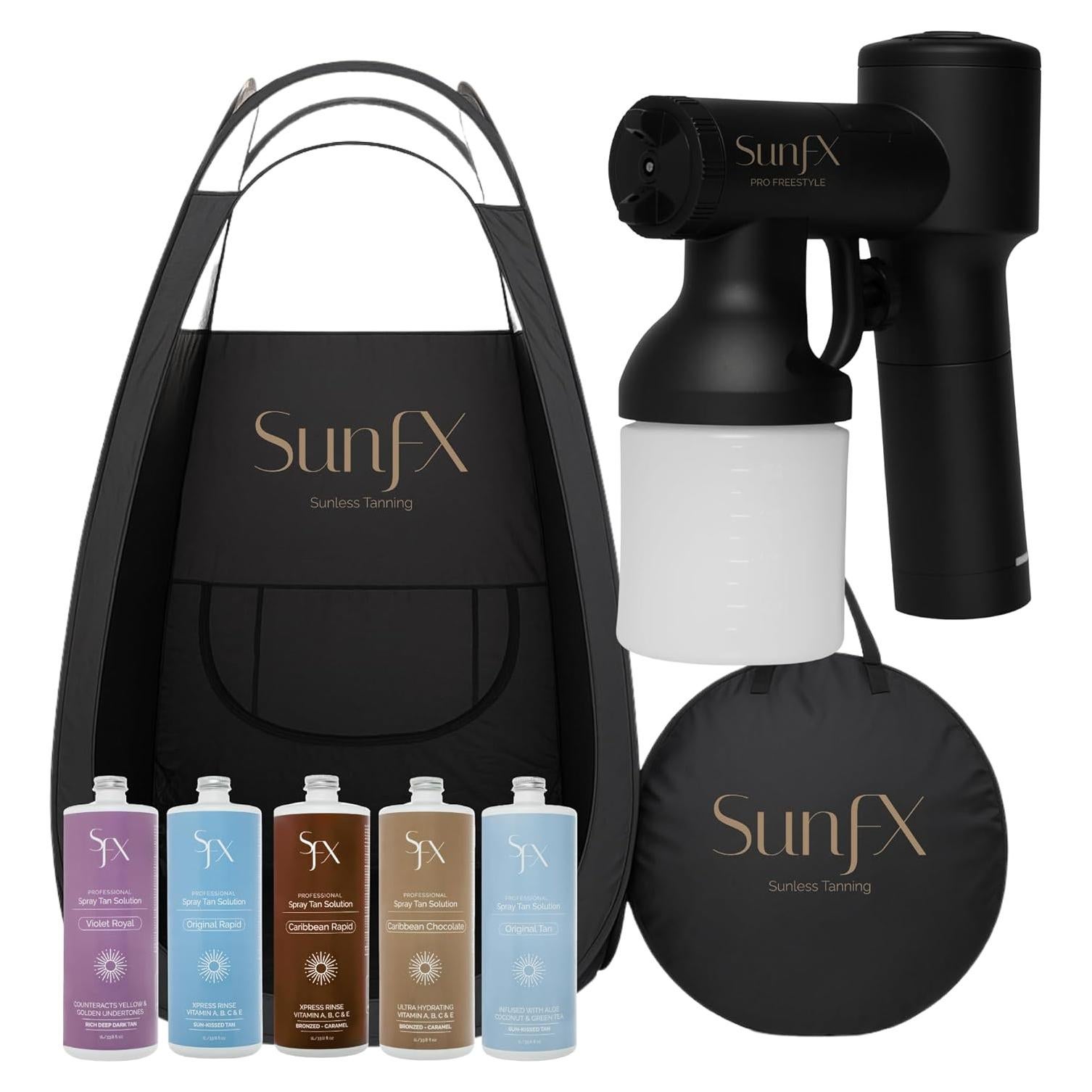 Máquina de Bronceado Portátil SunFX Pro Freestyle con Funda