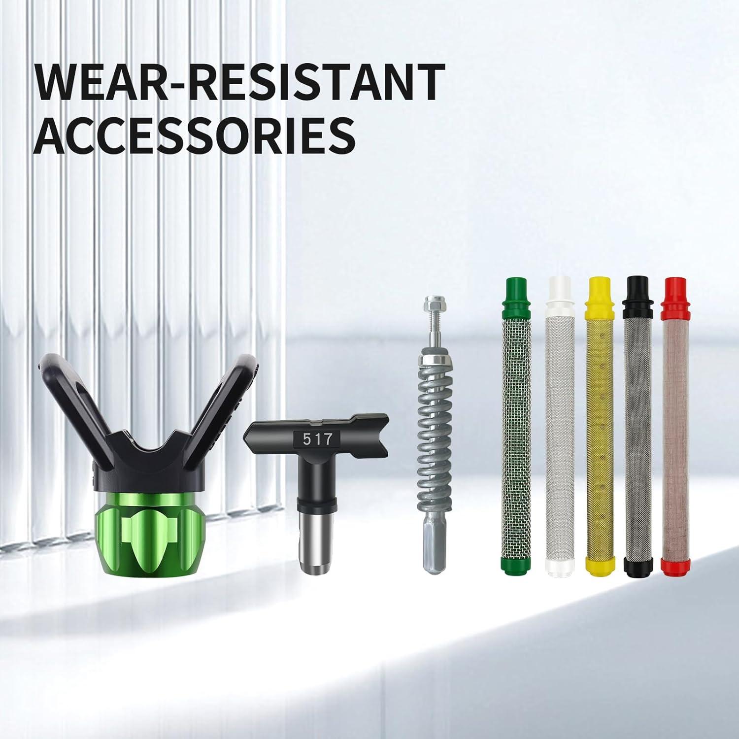 Pistola de Pulverización Sin Aire TUDUD 3600 PSI con Kit