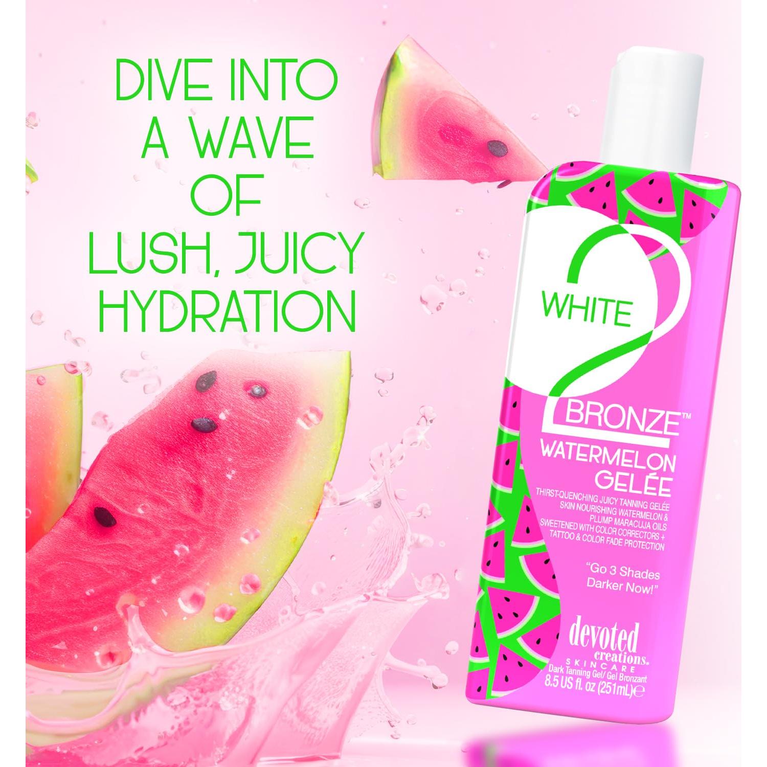 Gel de bronceado ligero Devoted Creations 250g Sandía